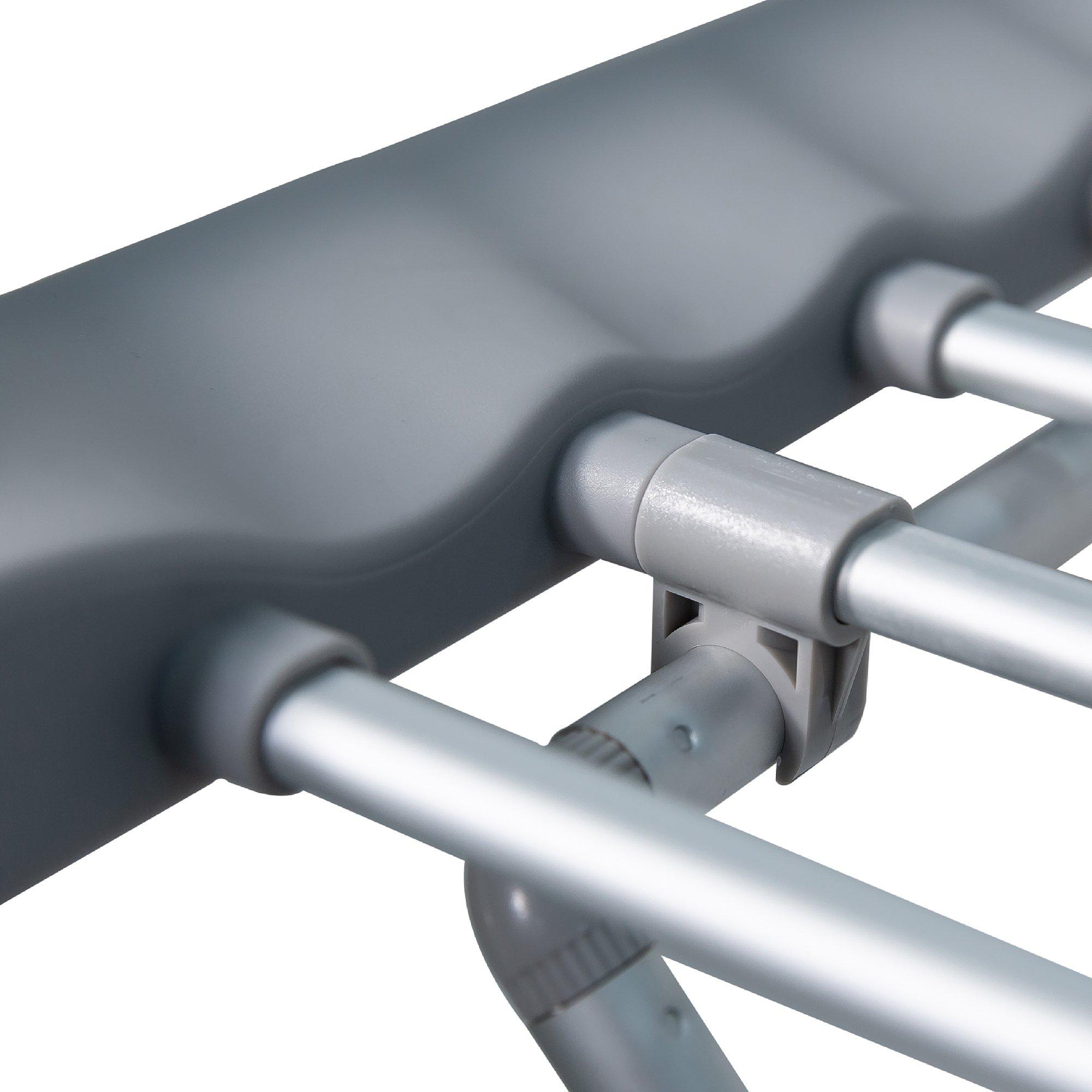 Silver - Abode - AECHD2001 Electric Clothes Horse Dryer - Silver - 9