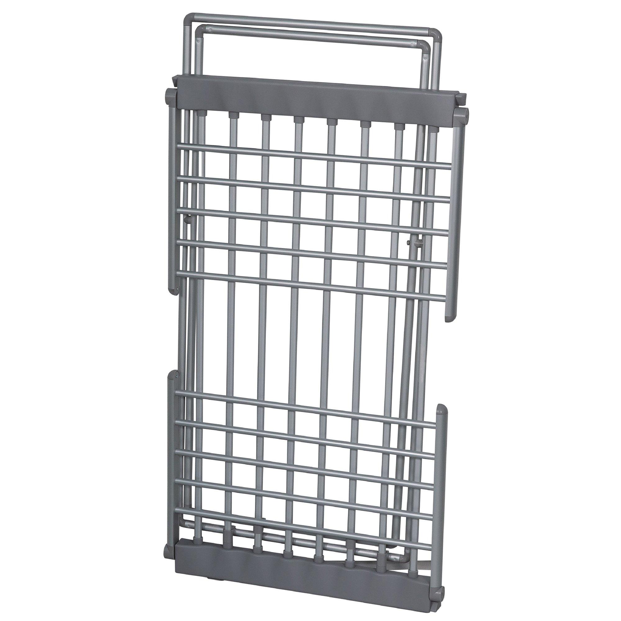 Silver - Abode - AECHD2001 Electric Clothes Horse Dryer - Silver - 10