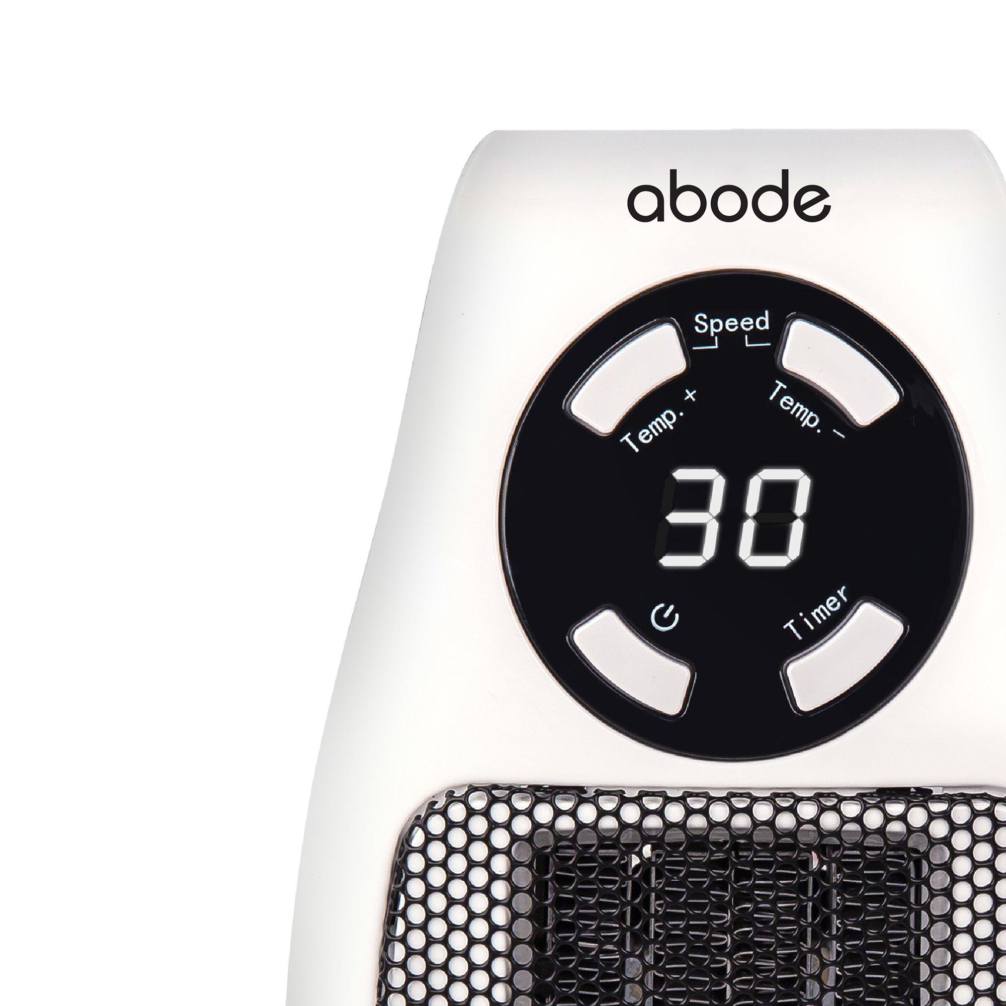 White - Abode - APH1001 Ceramic Plug-in Heater in White - 9