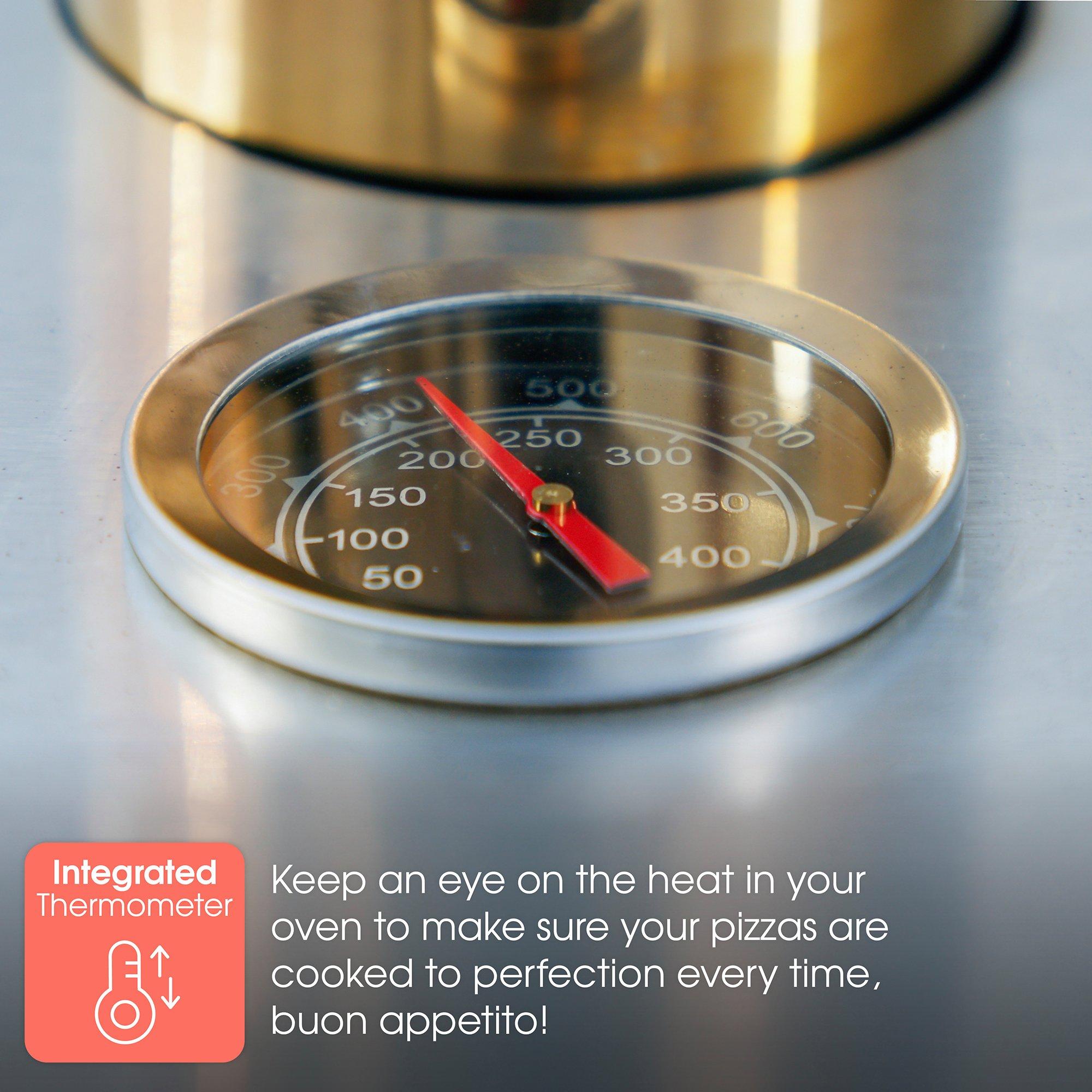 Black - Abode - AWPPO01BPC 13” Wood Pellet Pizza Oven - 6