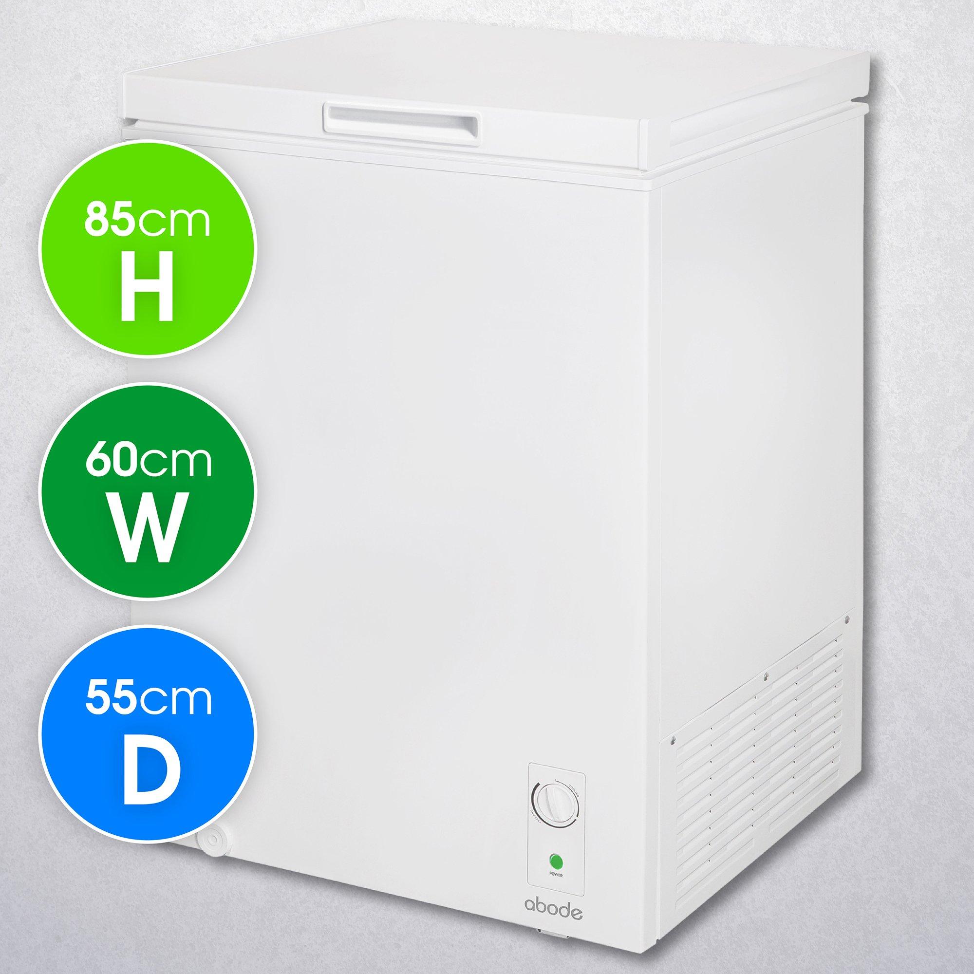 White - Abode - A142CF0E1W 143L Chest Freezer - White - 2