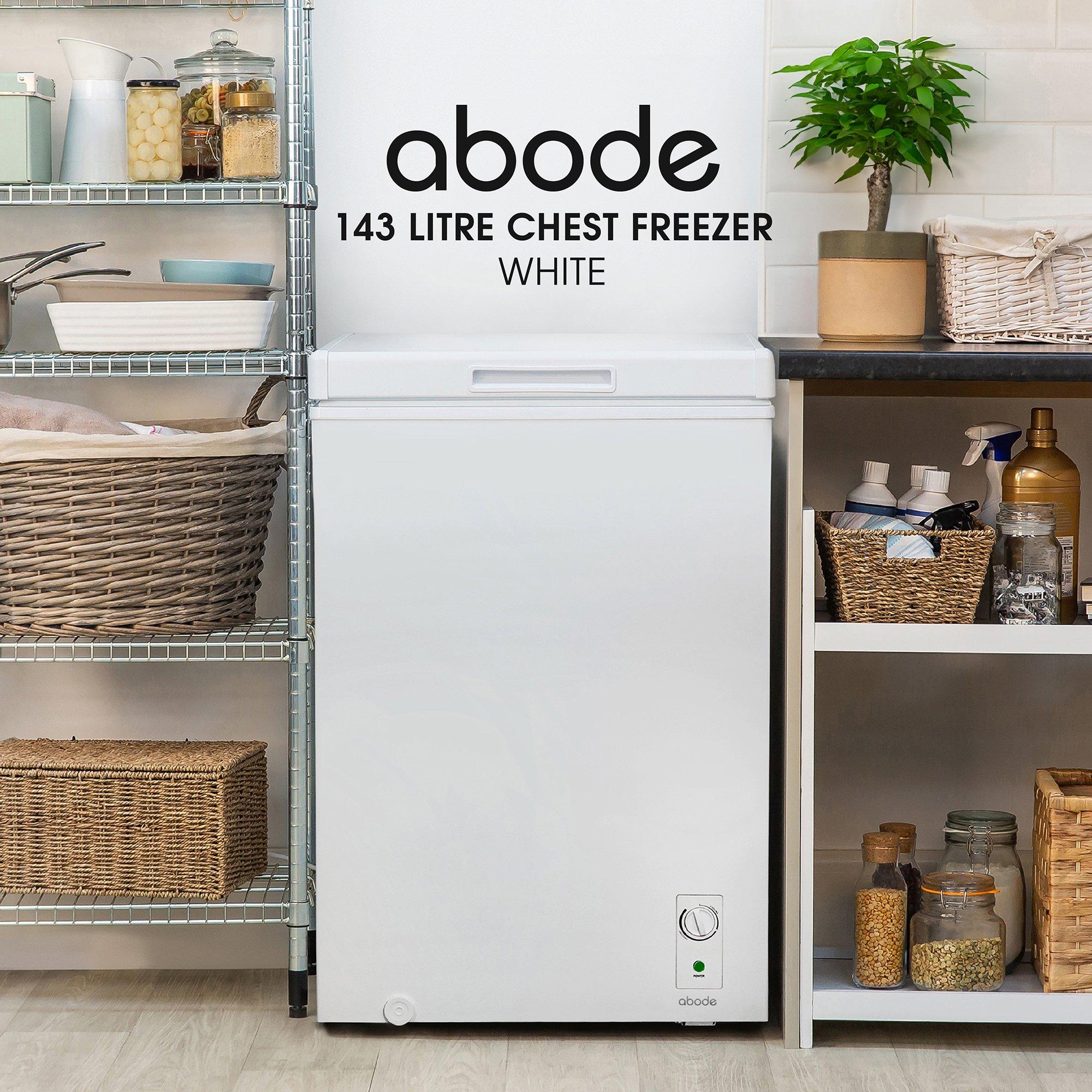 White - Abode - A142CF0E1W 143L Chest Freezer - White - 3