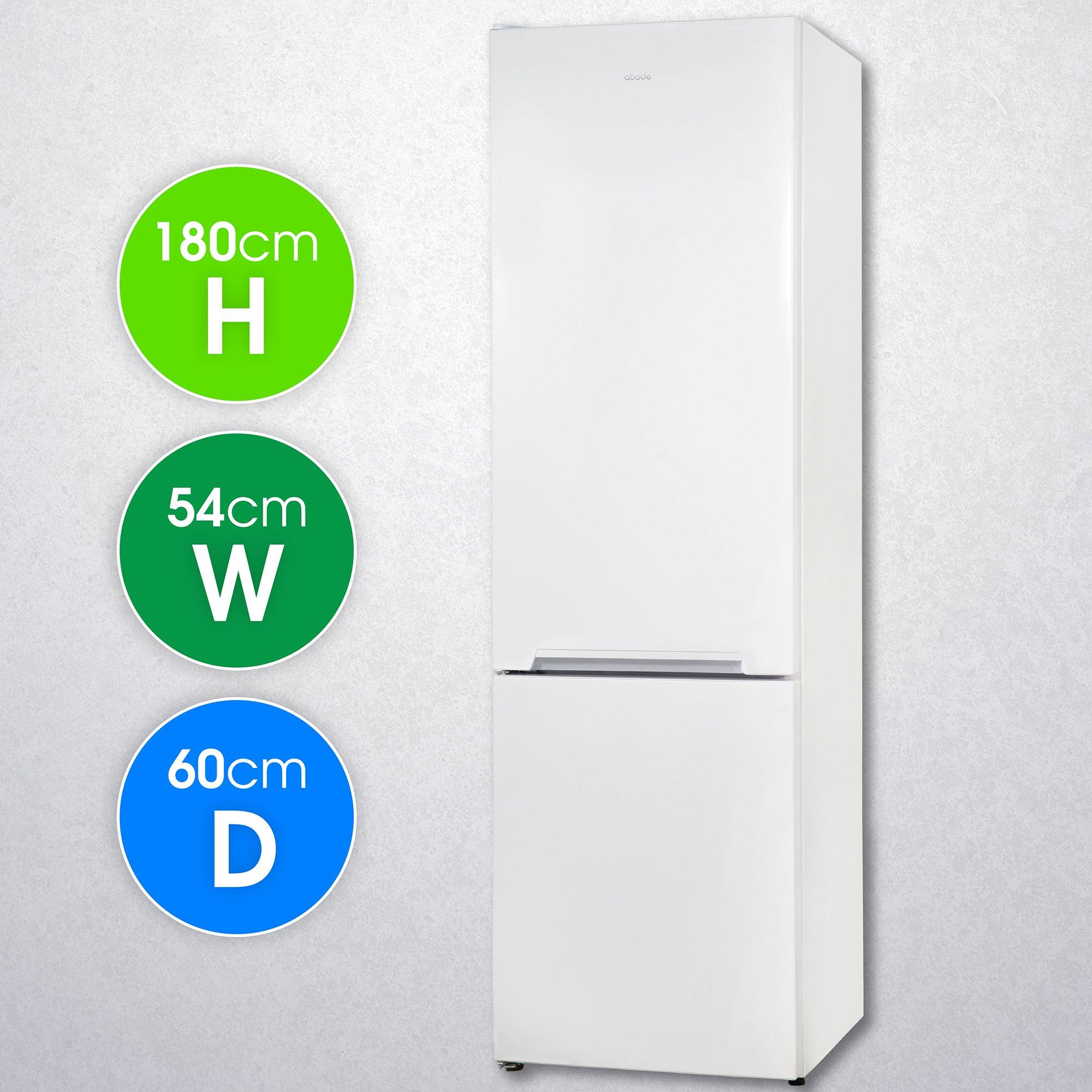 White - Abode - A180FF541E1W 288L 70/30 Fridge Freezer in White - 2