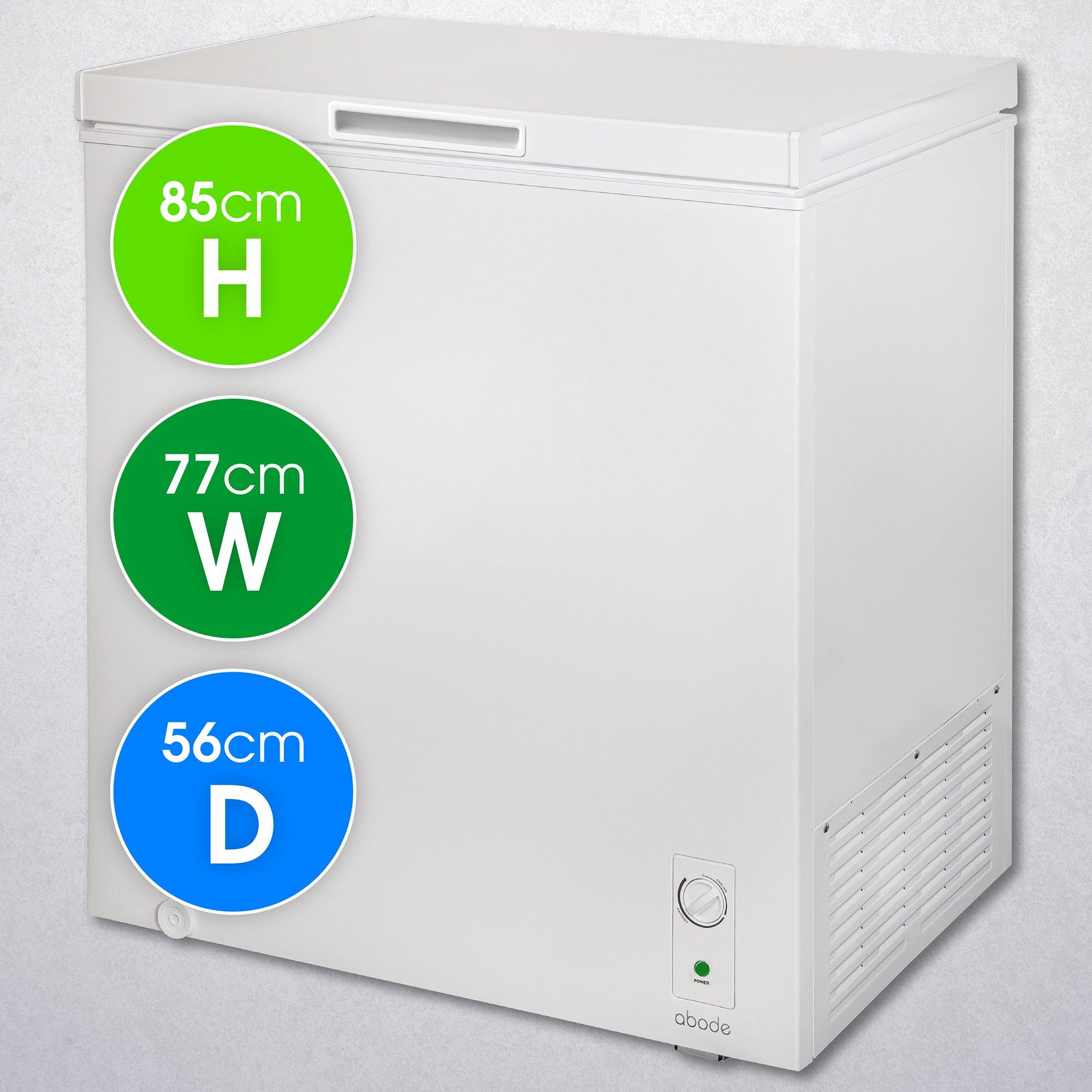 White - Abode - A198CF0E1W 198L Chest Freezer in White - 2