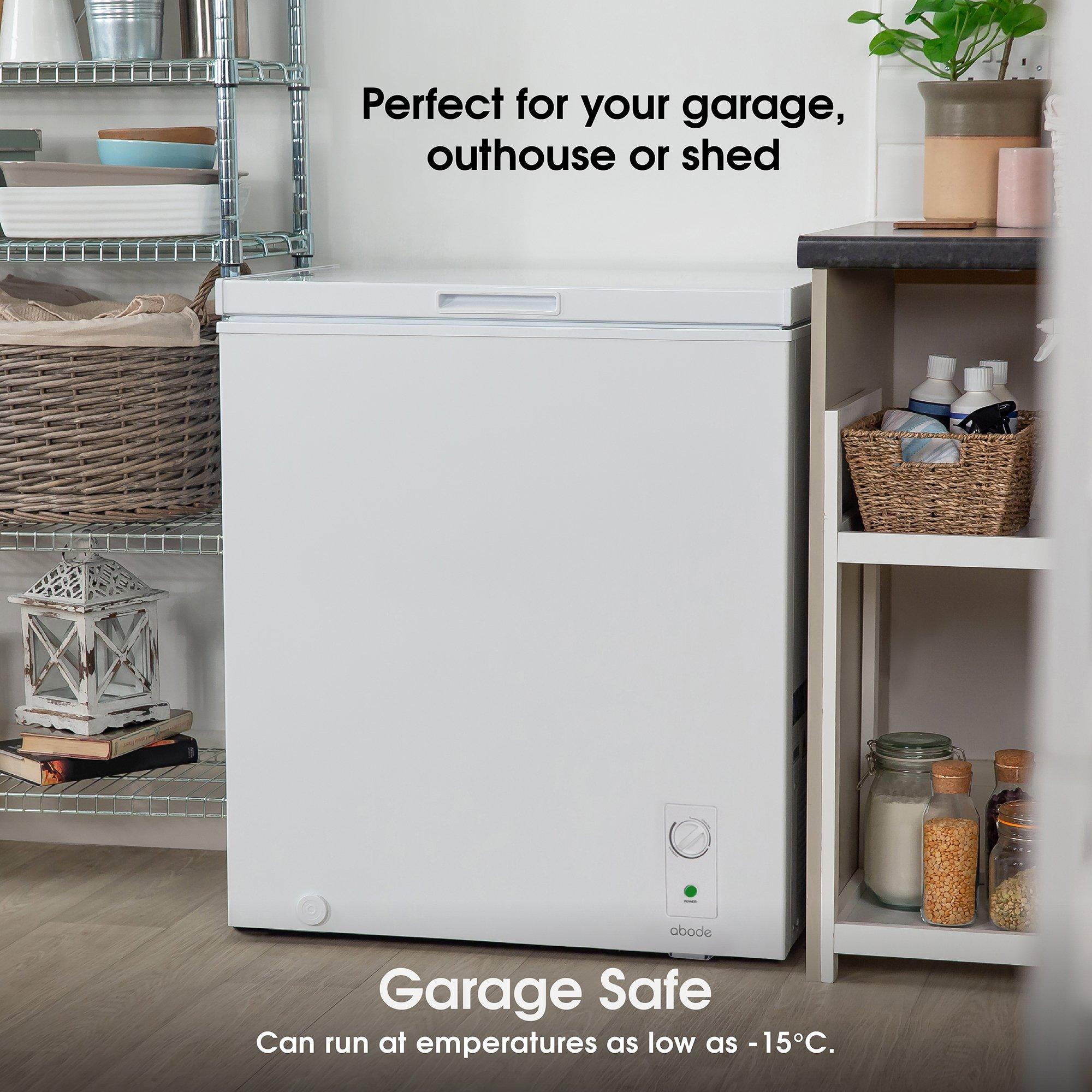 White - Abode - A198CF0E1W 198L Chest Freezer in White - 5