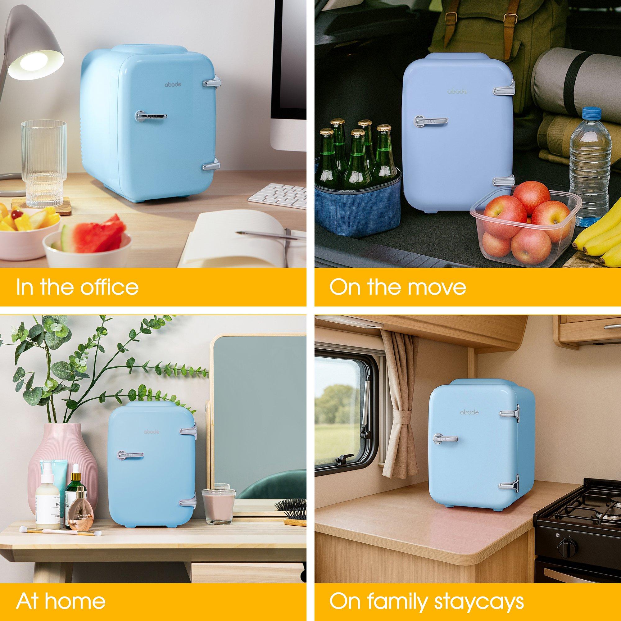 Blue - Abode - A4CLR201BL Retro 4L Cooler in Blue - 5