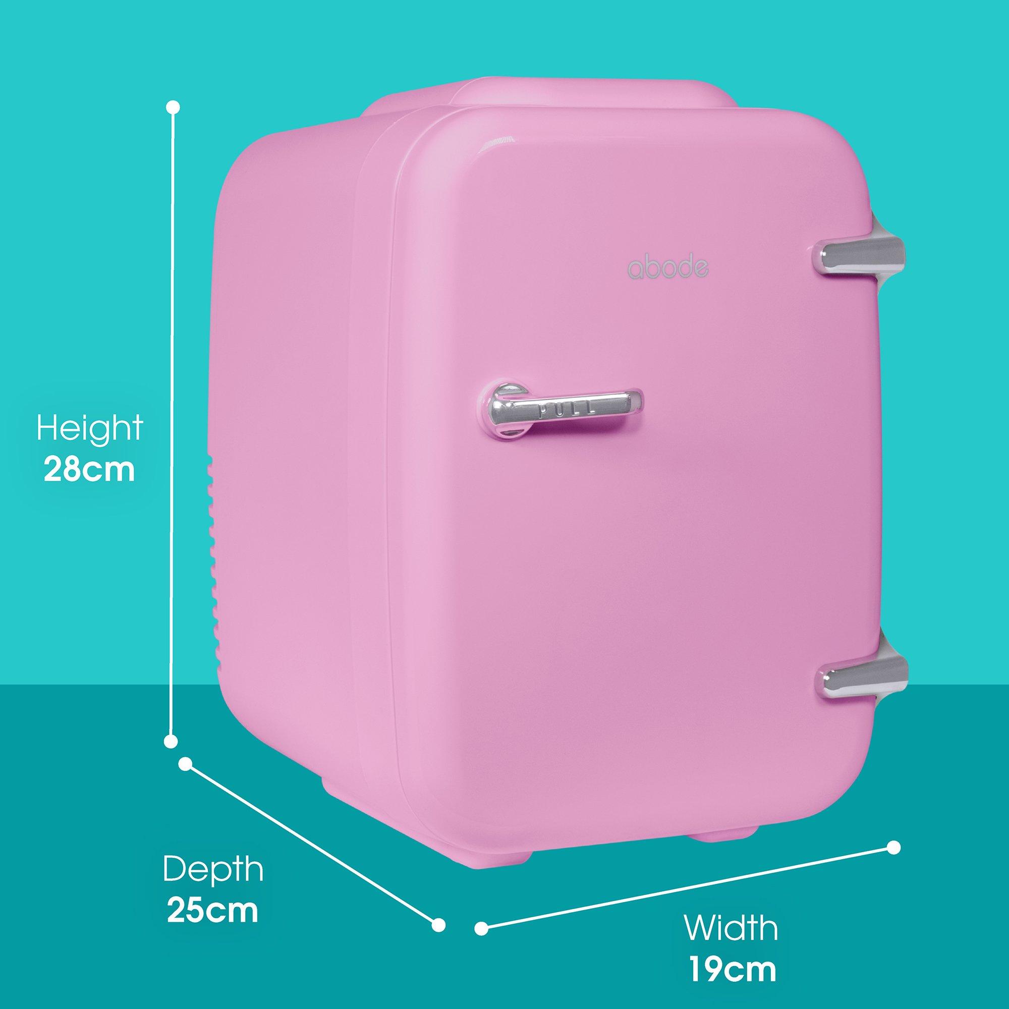Pink - Abode - A4CLR201P Retro 4L Cooler in Pink - 2