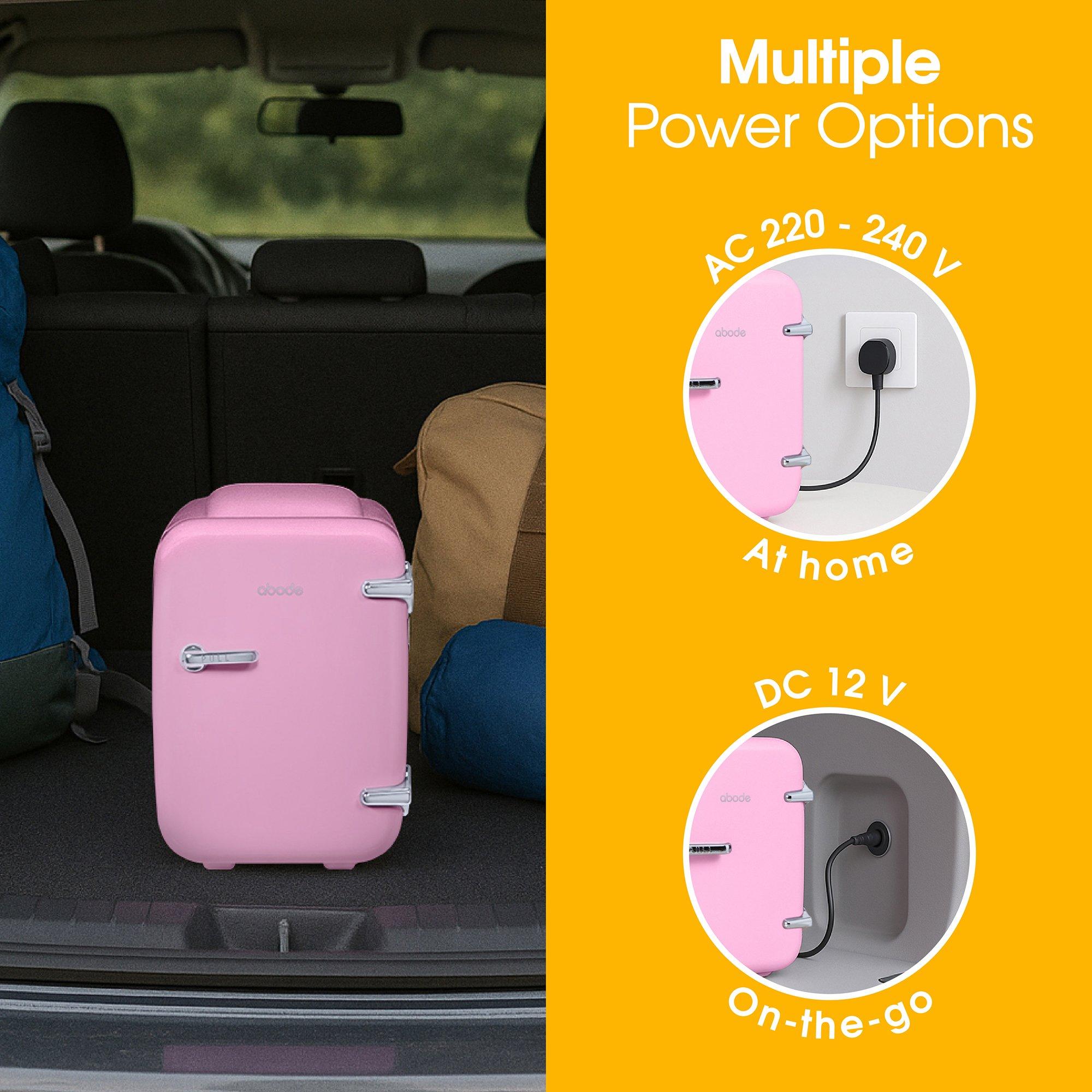 Pink - Abode - A4CLR201P Retro 4L Cooler in Pink - 7