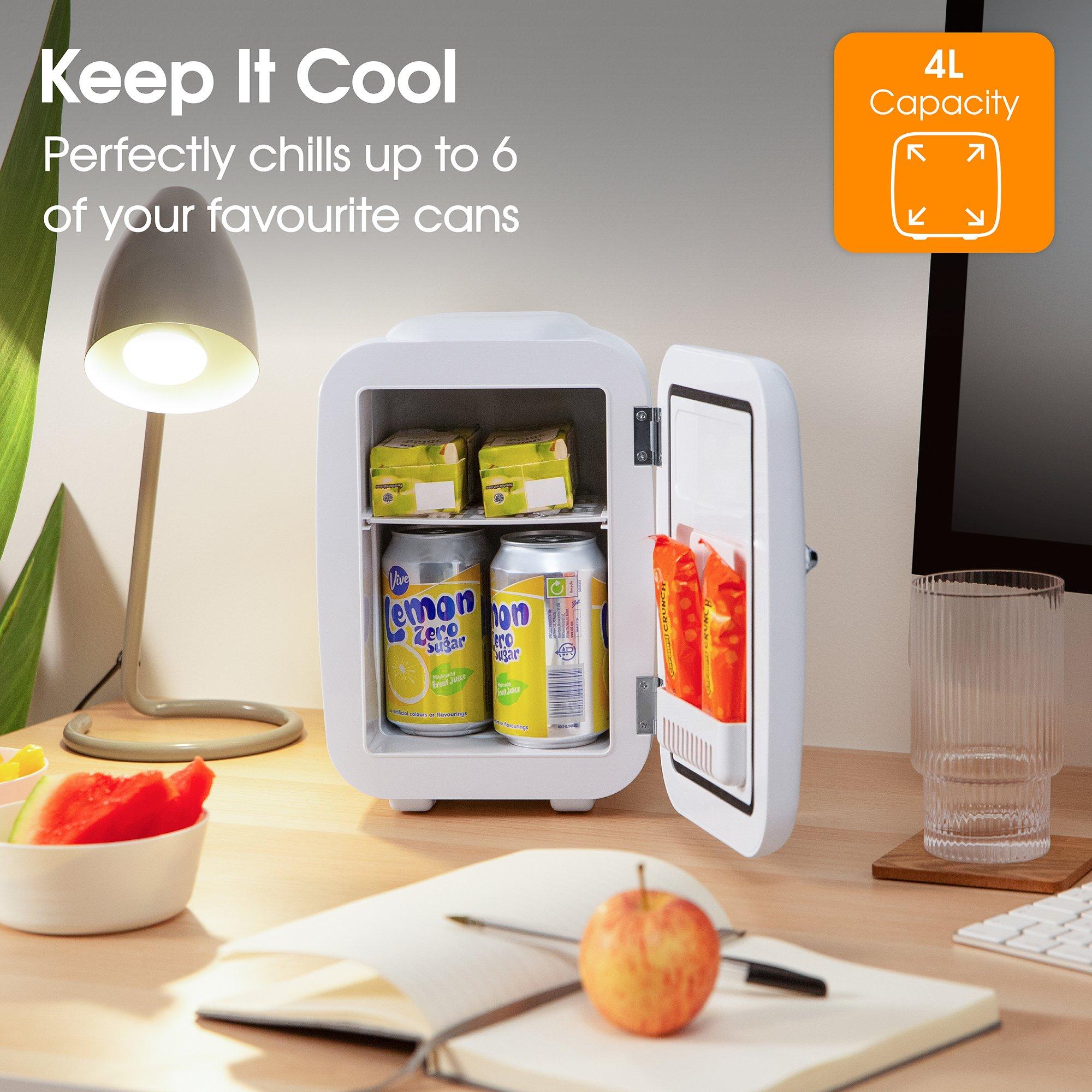 White - Abode - A4CLR201W Retro 4L Cooler in White - 3