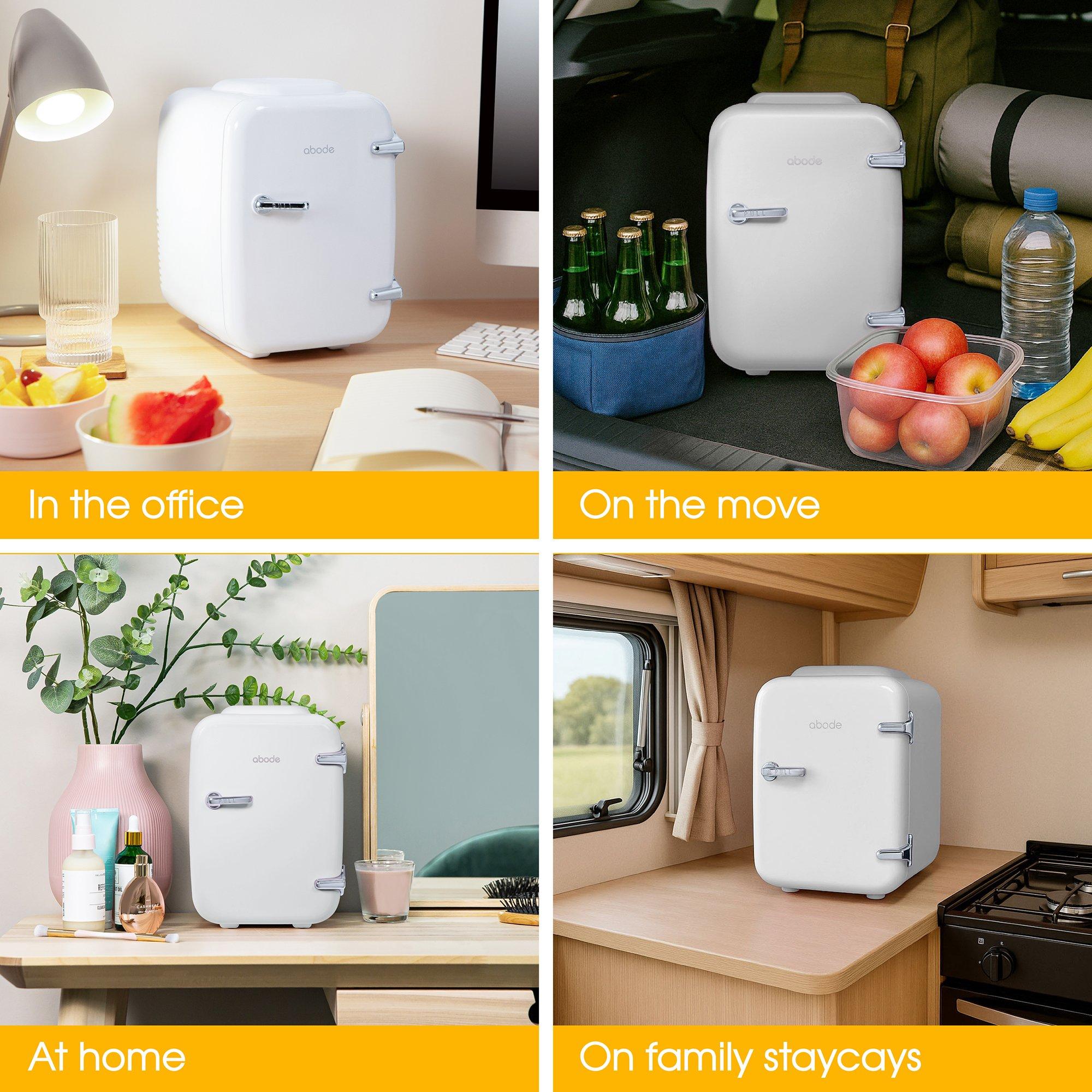 White - Abode - A4CLR201W Retro 4L Cooler in White - 5