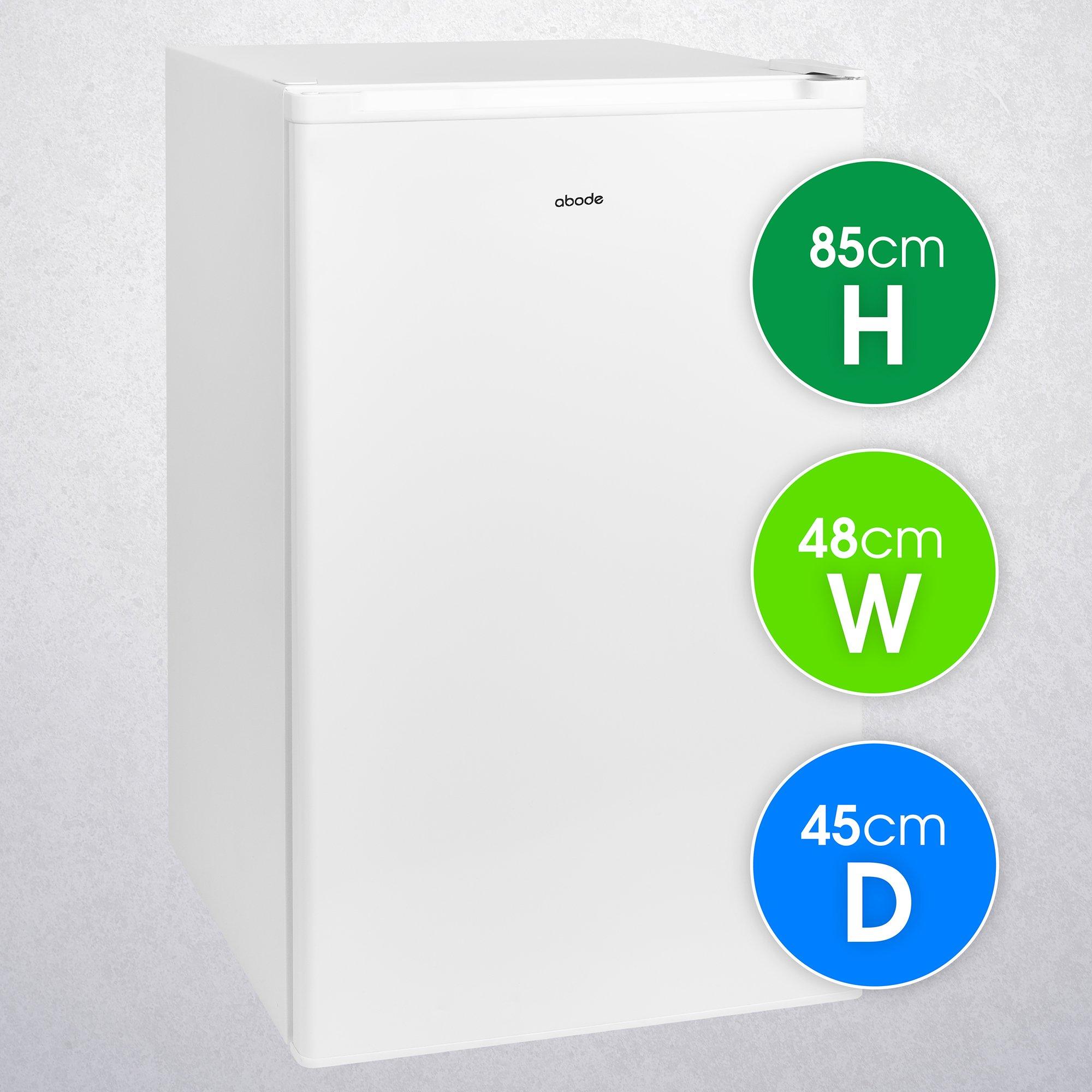 White - Abode - A85UCFZ482E1W 60L Undercounter Freezer in White - 2