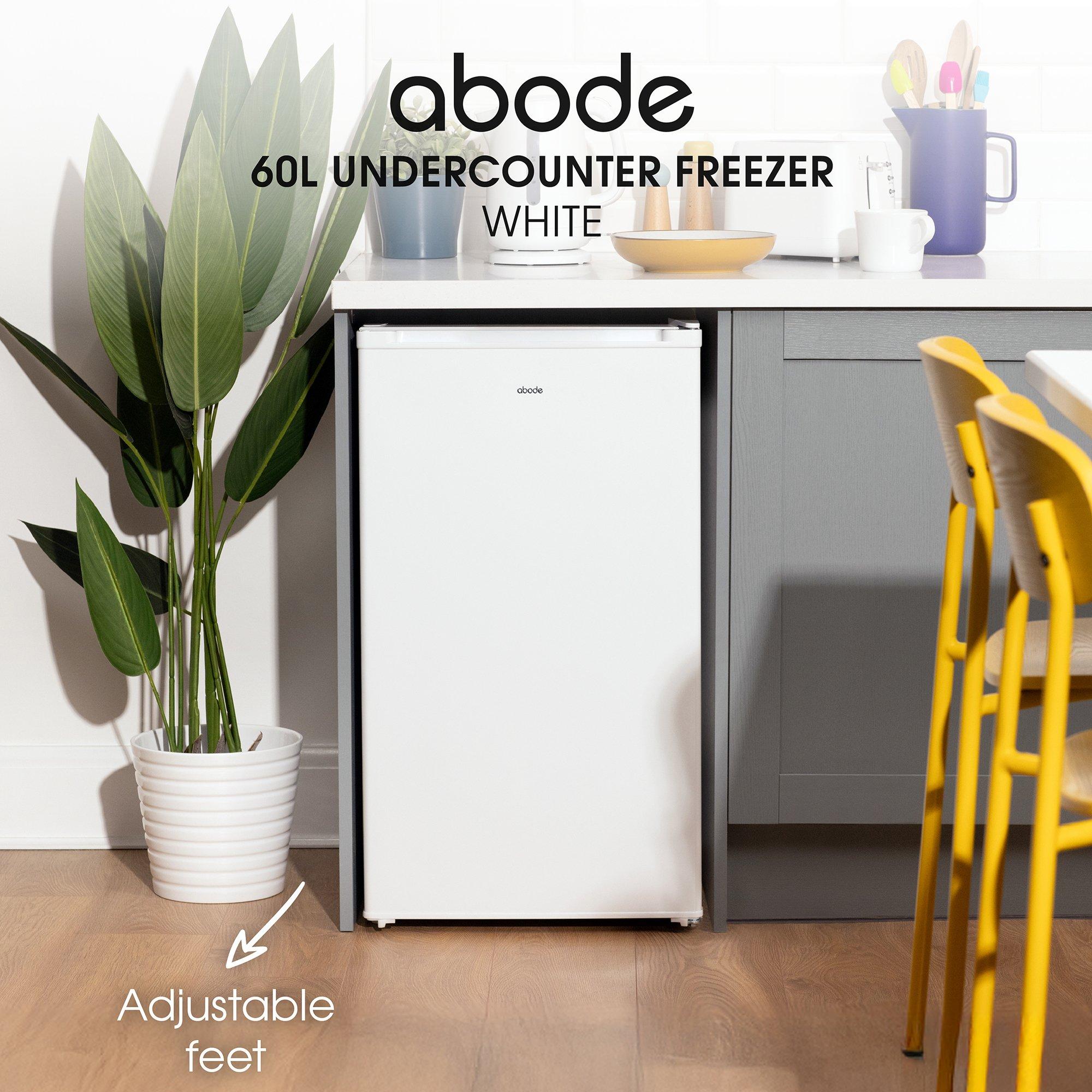 White - Abode - A85UCFZ482E1W 60L Undercounter Freezer in White - 3
