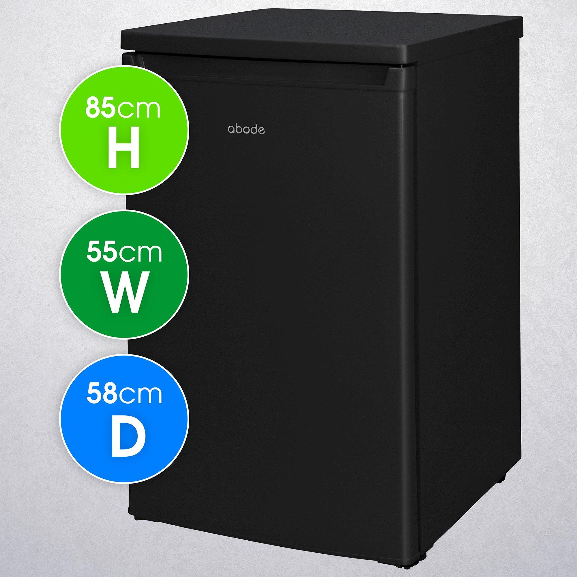 Black - Abode - A85UCFZ552E1B 55cm Undercounter Freezer - Black - 2