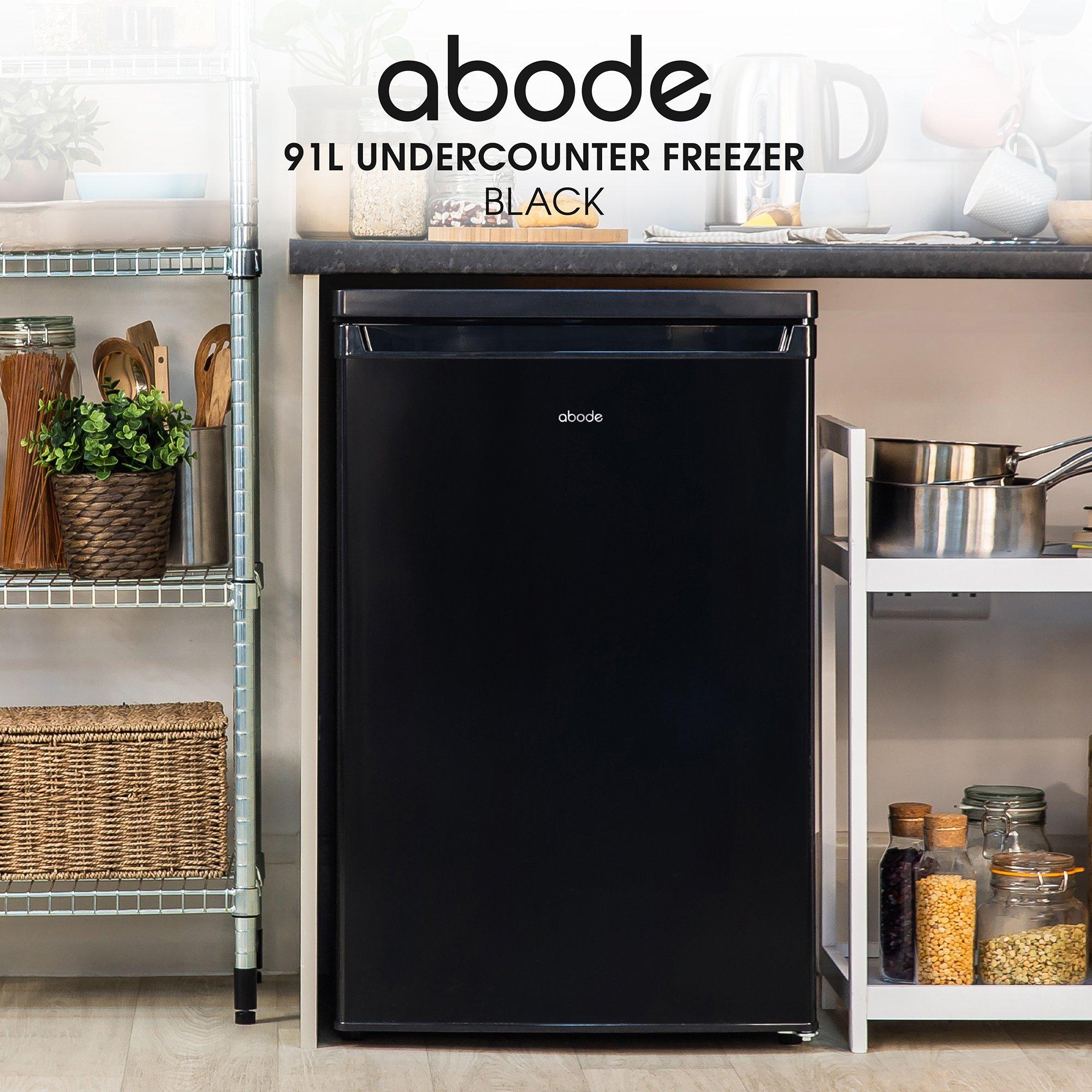 Black - Abode - A85UCFZ552E1B 55cm Undercounter Freezer - Black - 3