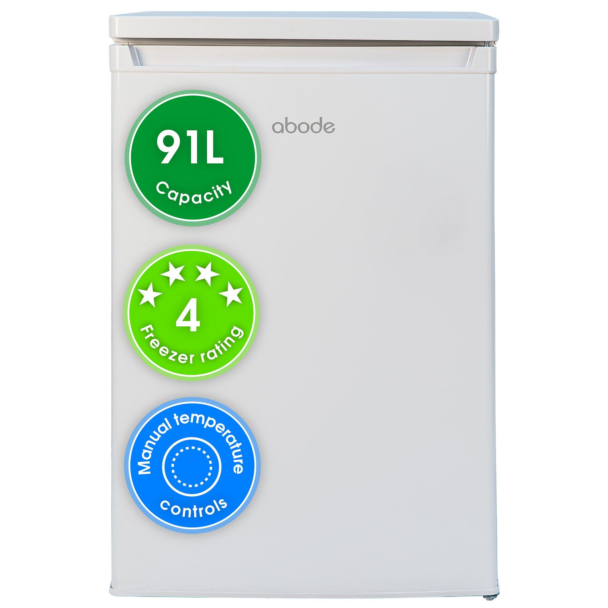 B&Q - Undercounter Freezer 91L Freestanding With Temperature Control White A85Ucfz552E1W - Image 3