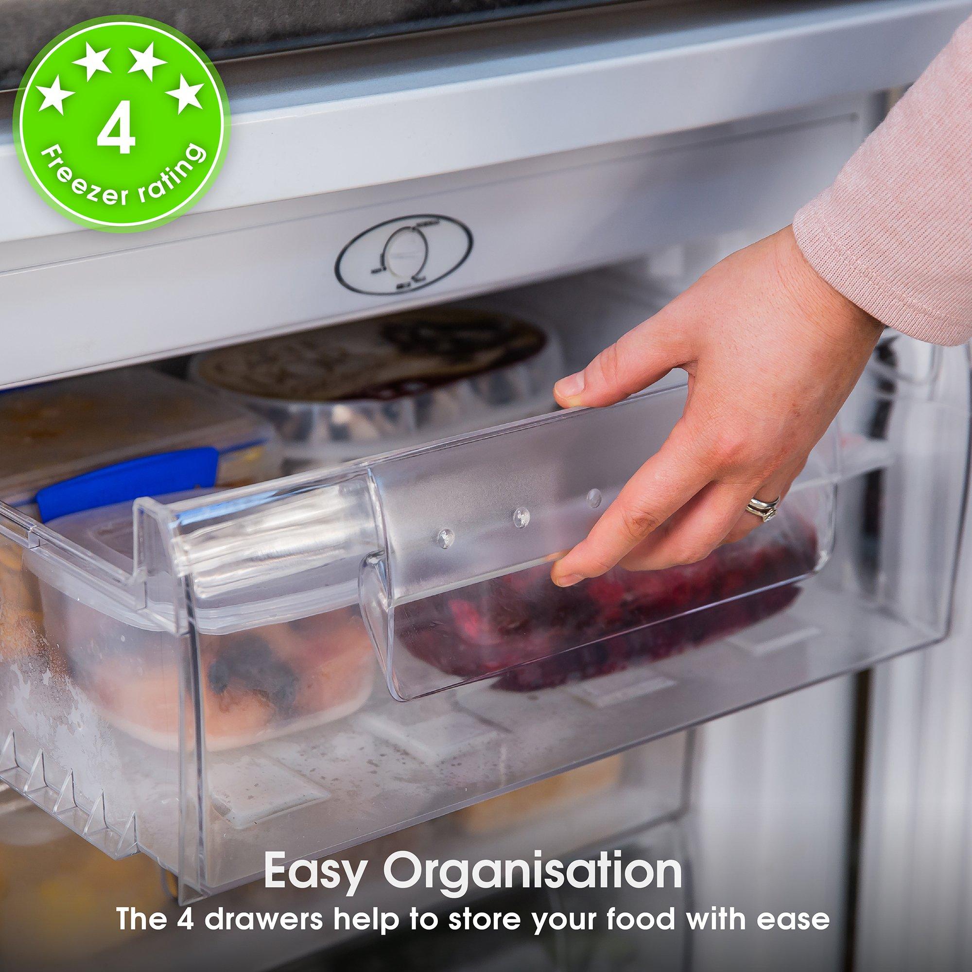 White - Abode - A85UCFZ552E1W 55cm Undercounter Freezer - White - 5