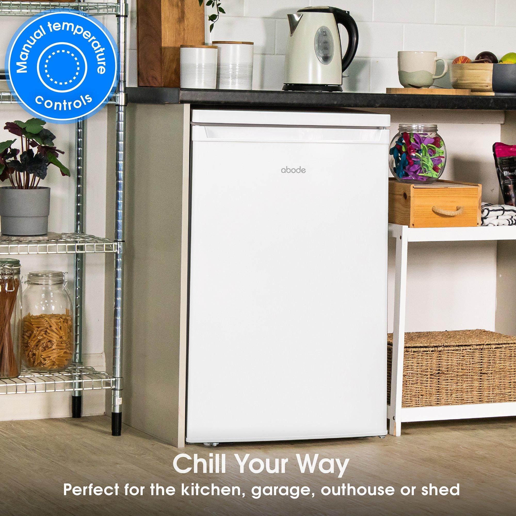 White - Abode - A85UCFZ552E1W 55cm Undercounter Freezer - White - 6