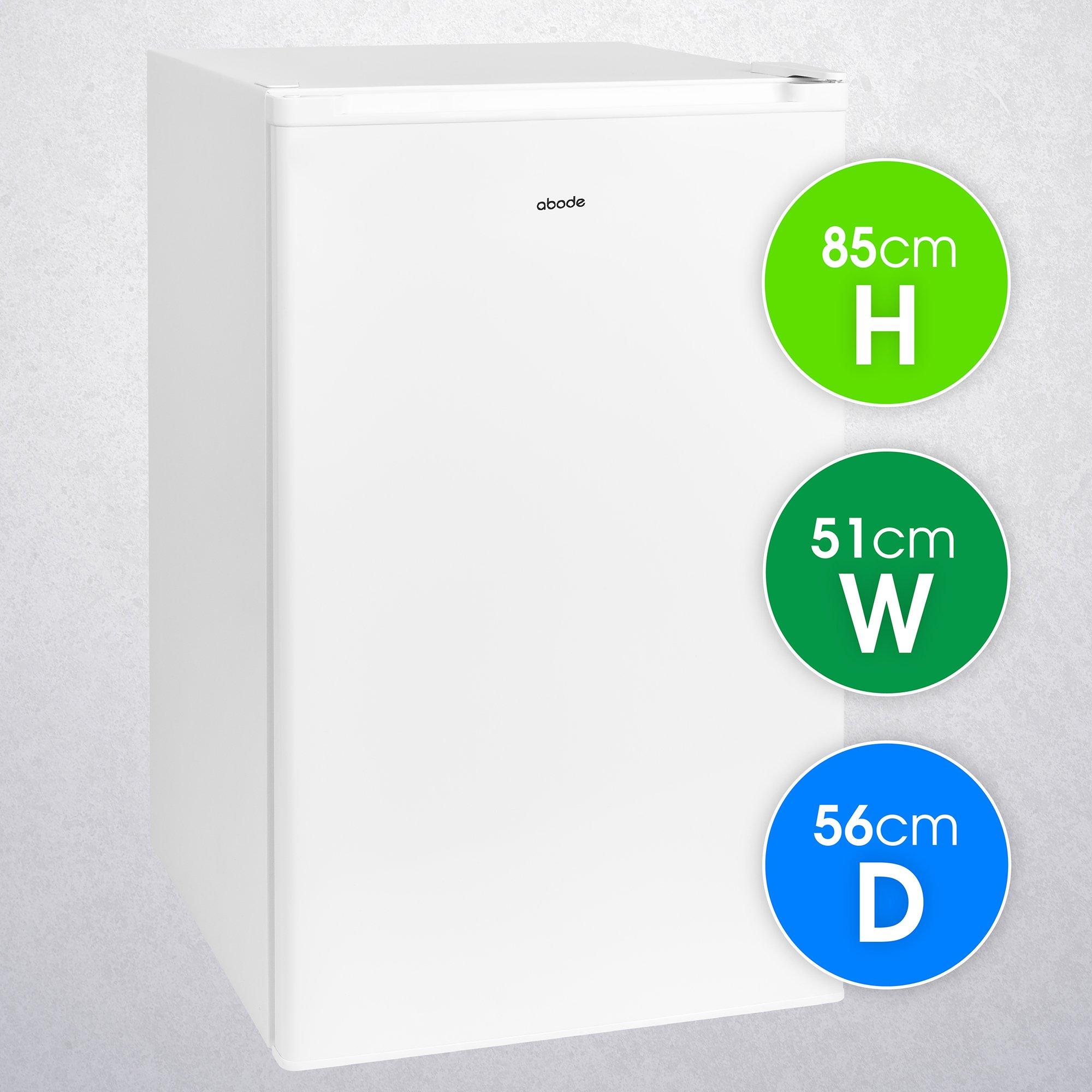 White - Abode - A85UCLF504E1W 114L Undercounter Larder Fridge - 2