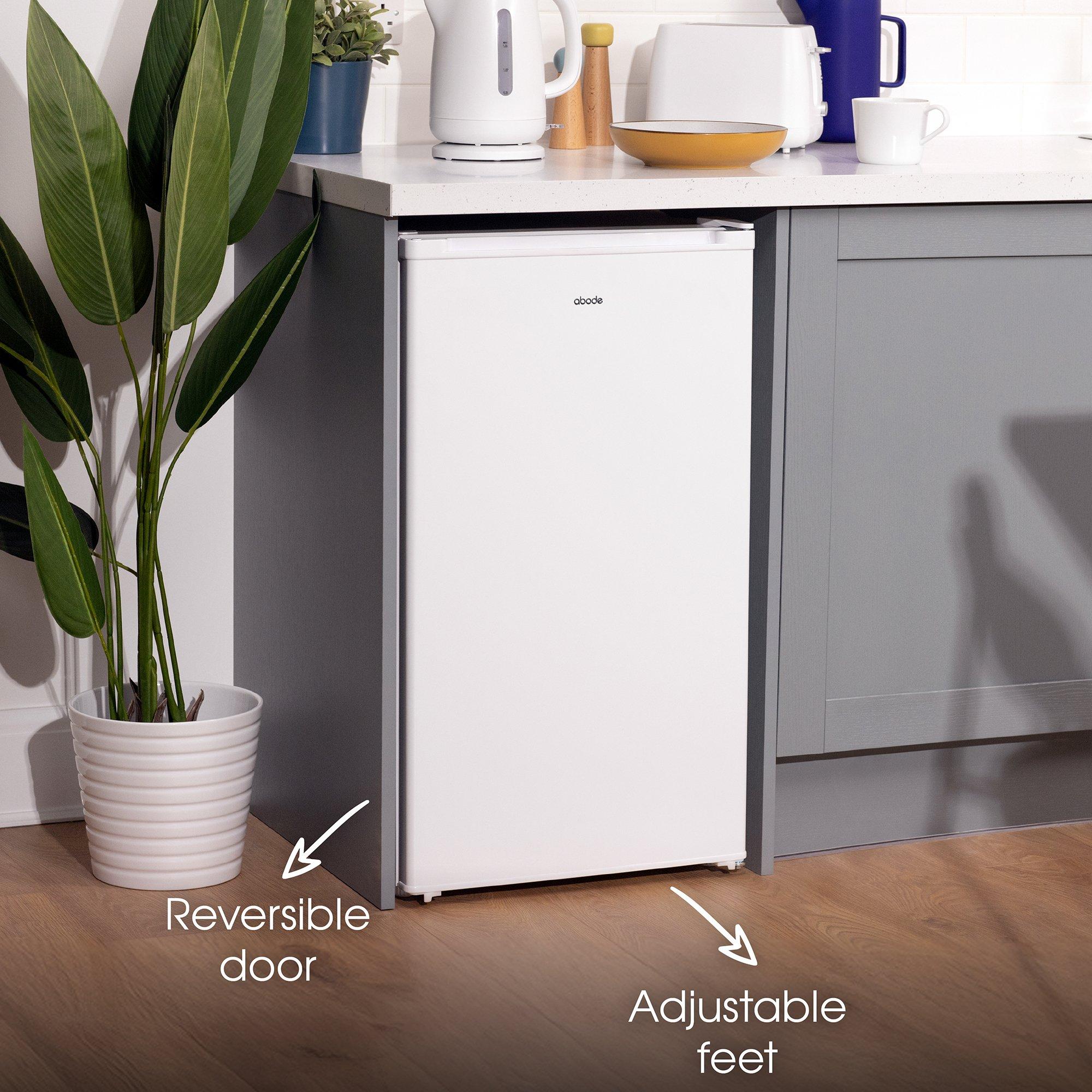 White - Abode - A85UCLF504E1W 114L Undercounter Larder Fridge - 7