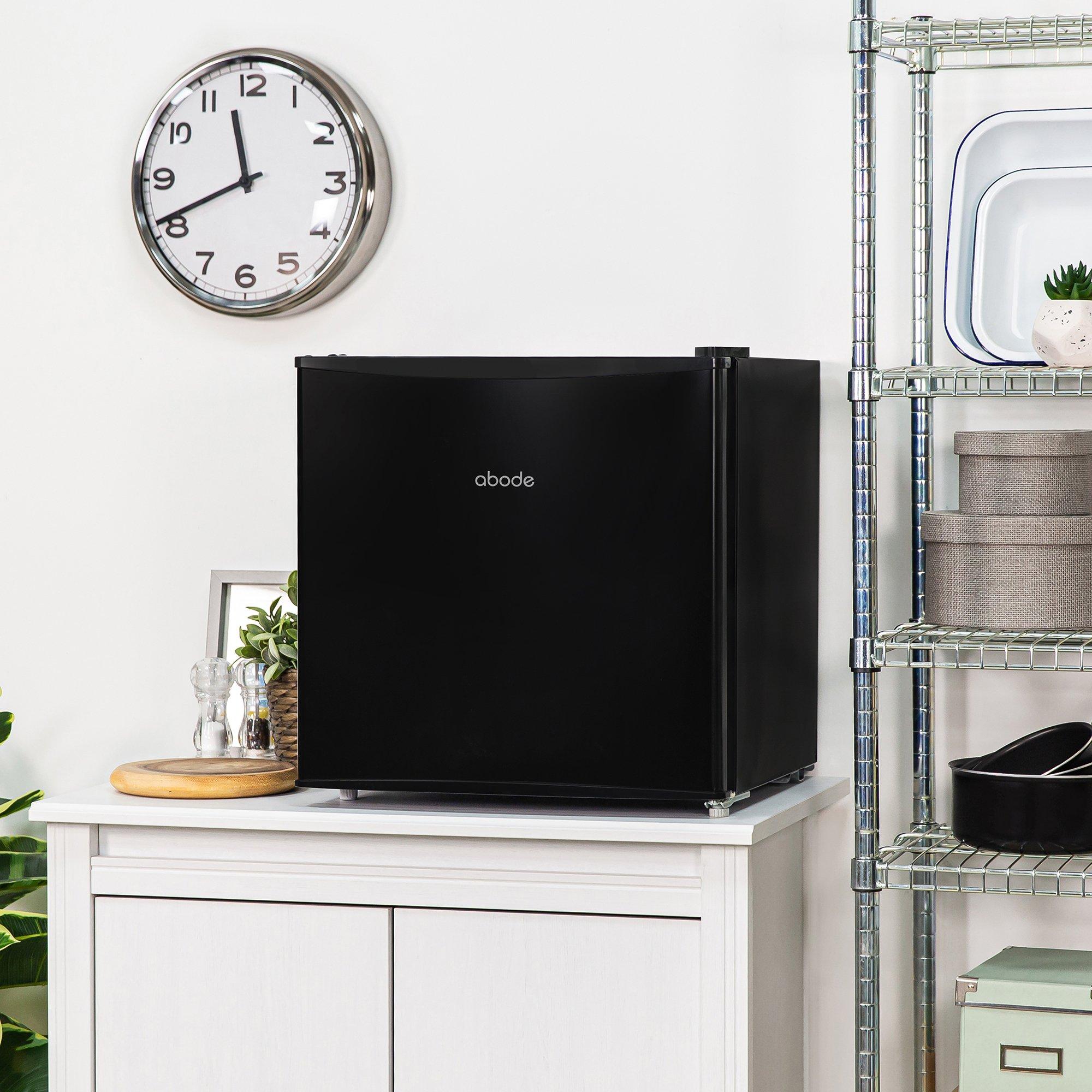 Black - Abode - ATTF0E1B 43L Compact Table Top Fridge - Black - 2