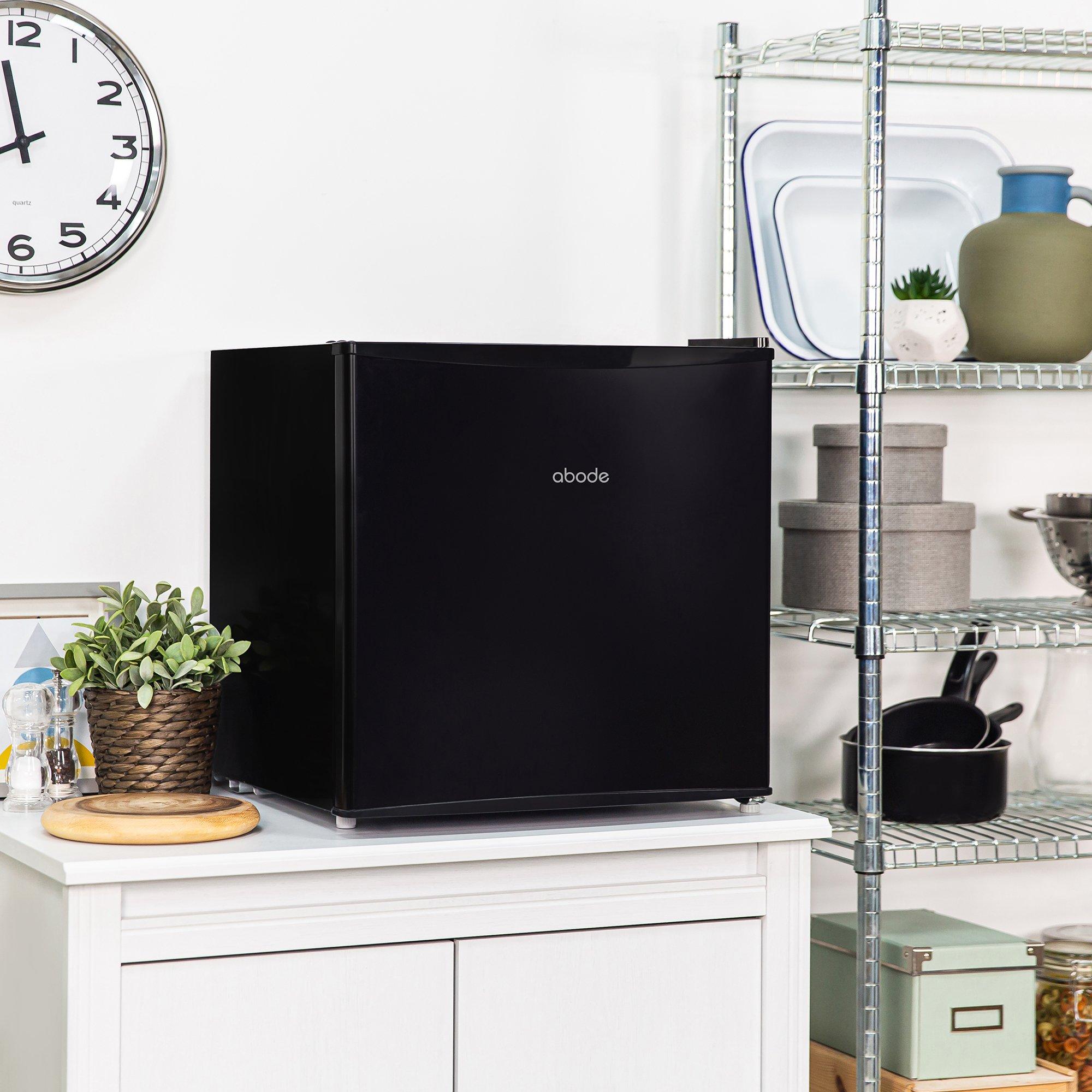Black - Abode - ATTF0E1B 43L Compact Table Top Fridge - Black - 5