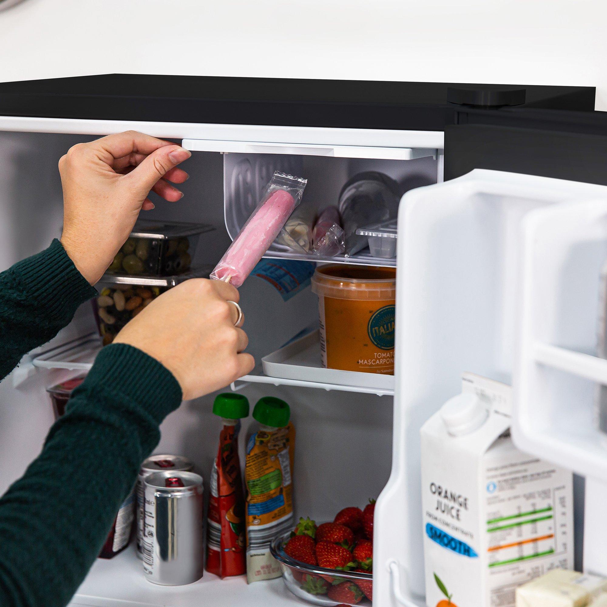 Black - Abode - ATTF0E1B 43L Compact Table Top Fridge - Black - 6