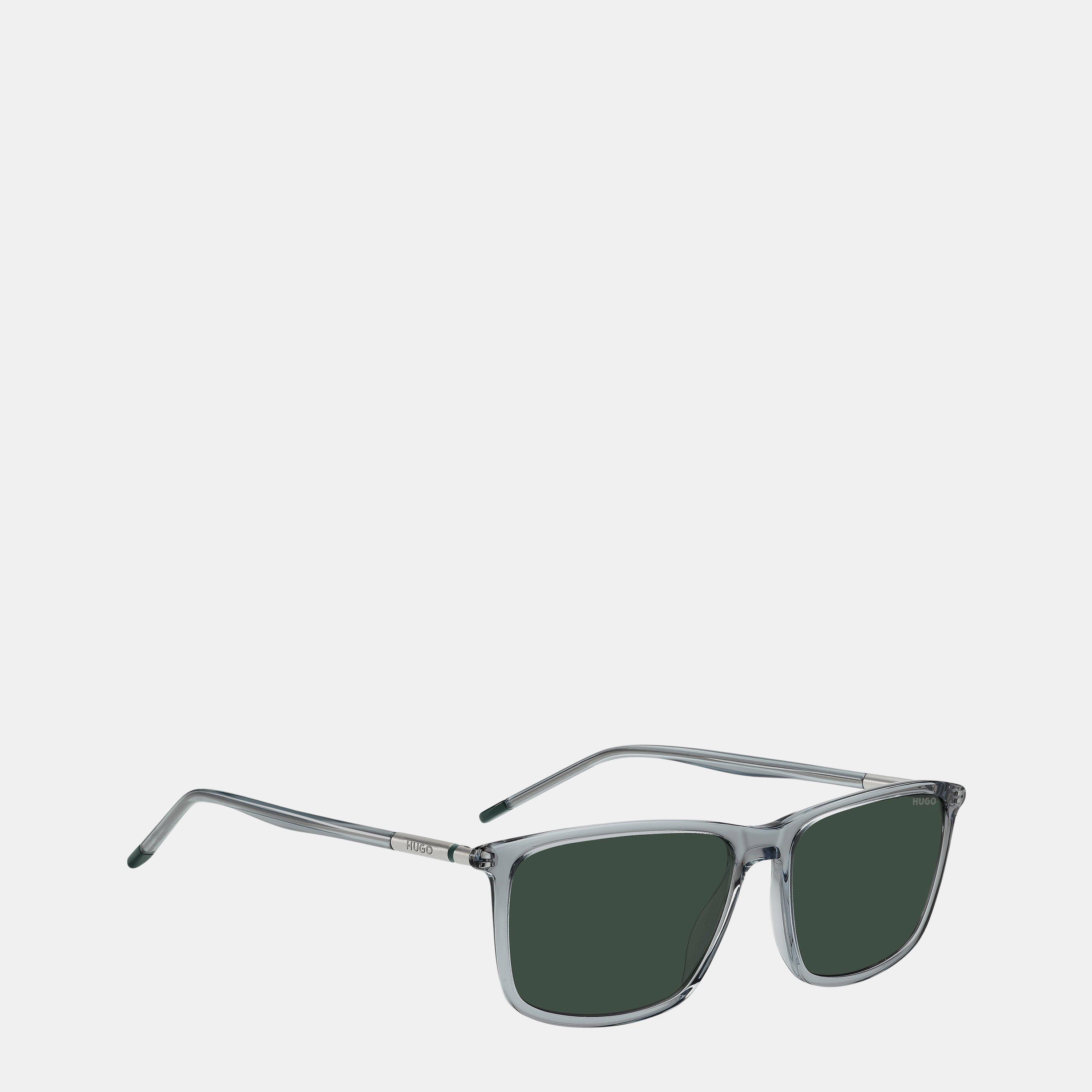 Black - Hugo - Men's HugoSun Rectangle Sunglasses - 2