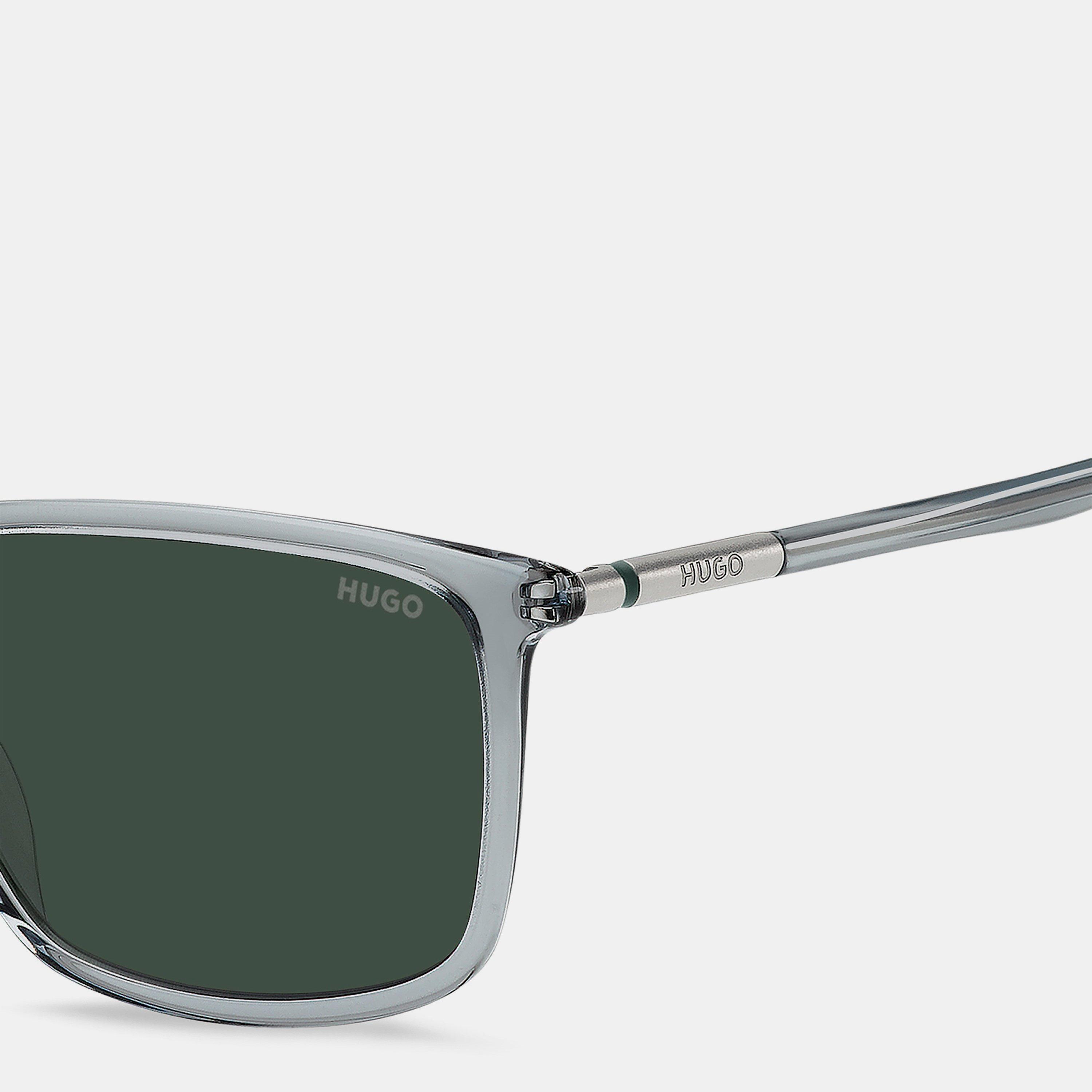 Black - Hugo - Men's HugoSun Rectangle Sunglasses - 3