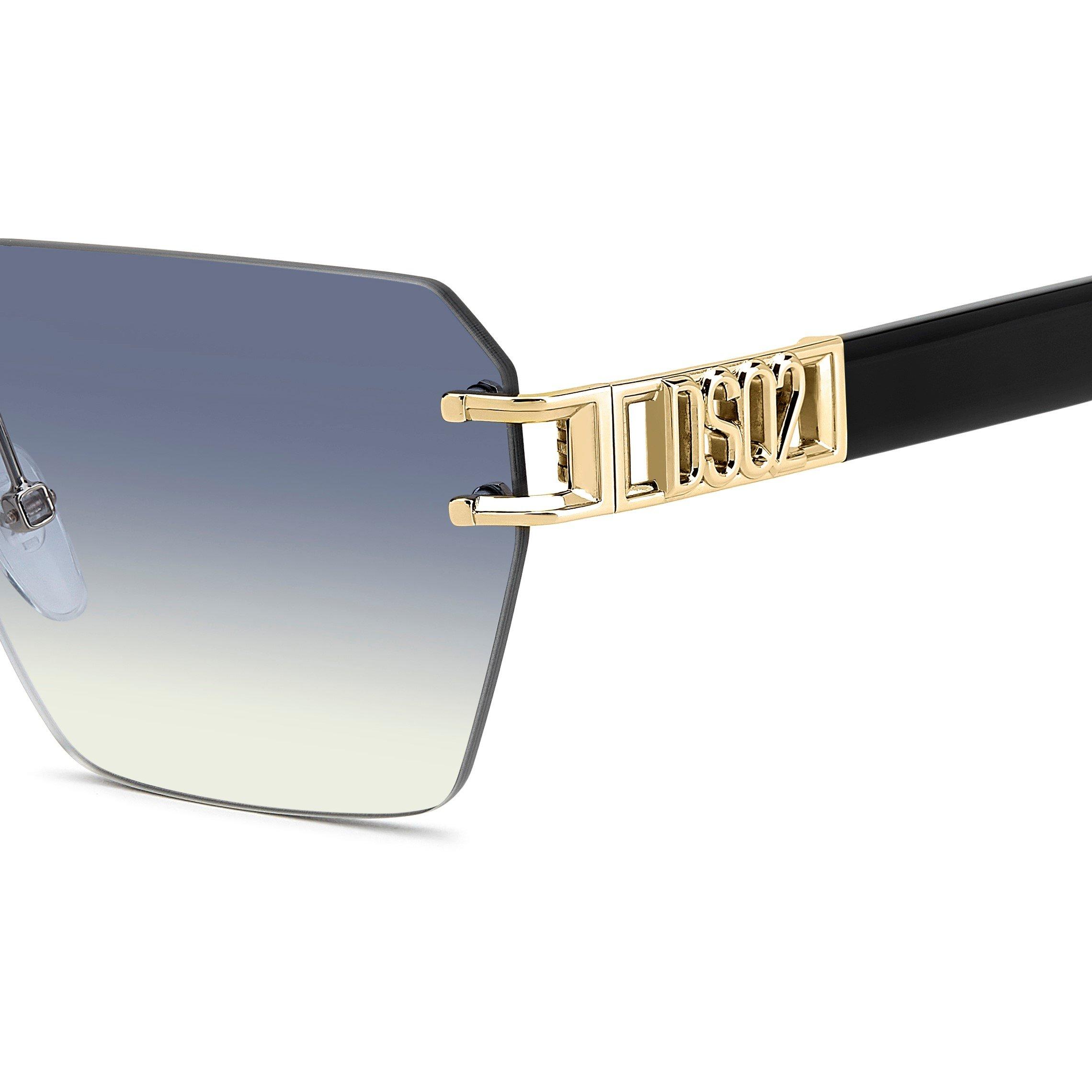 Gold - DSquared2 - Men's Rectangle UV Protection Sunglasses - 4