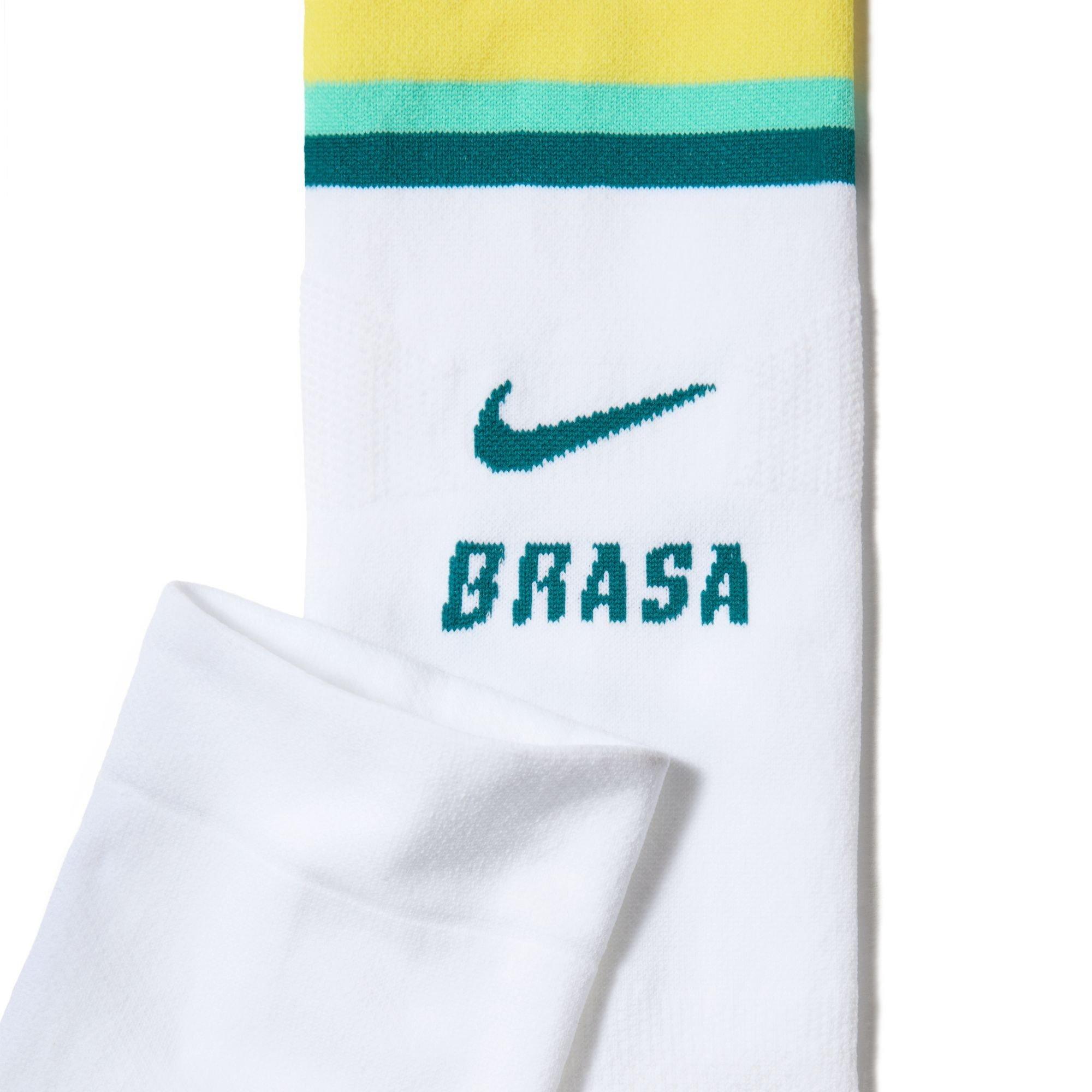 Blanco/Azul - Nike - Men's Brazil Knee High Football Socks - 2