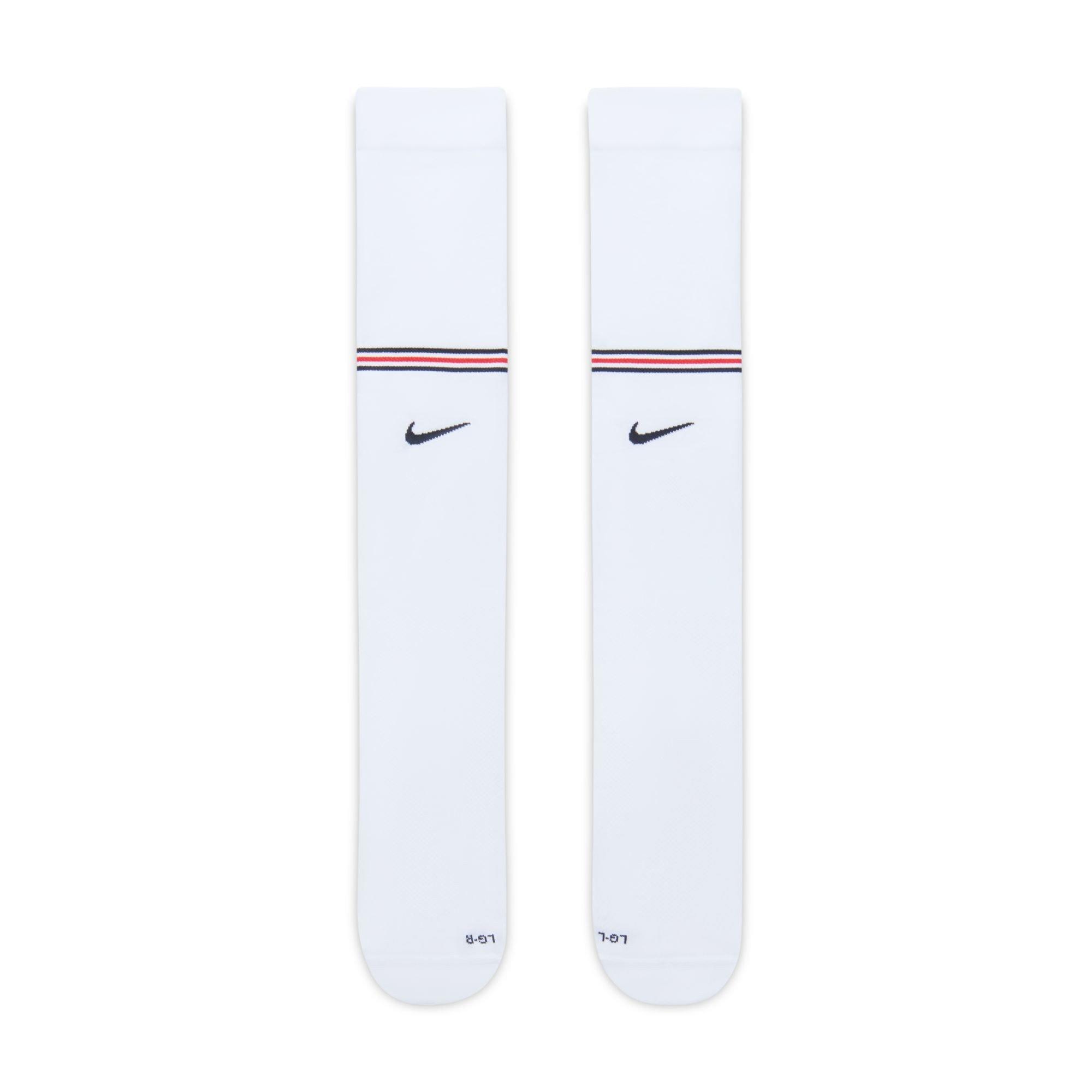 Wit/Marineblauw - Nike - Men's England Knee High Football Socks - 3