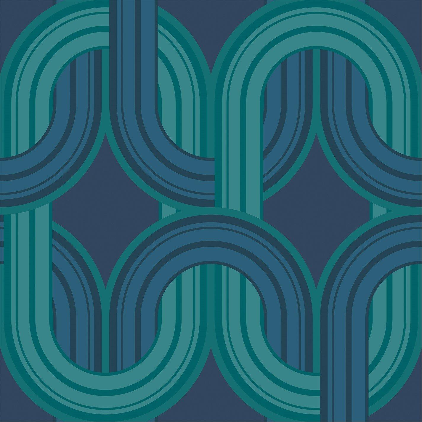 Envy  In The Loop Electric Wallpaper Blue