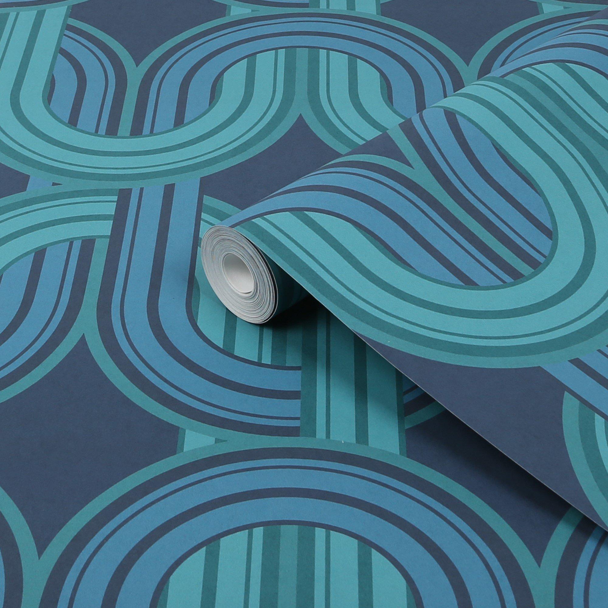 Blue - Envy - Envy In the Loop Electric Blue Wallpaper - 3