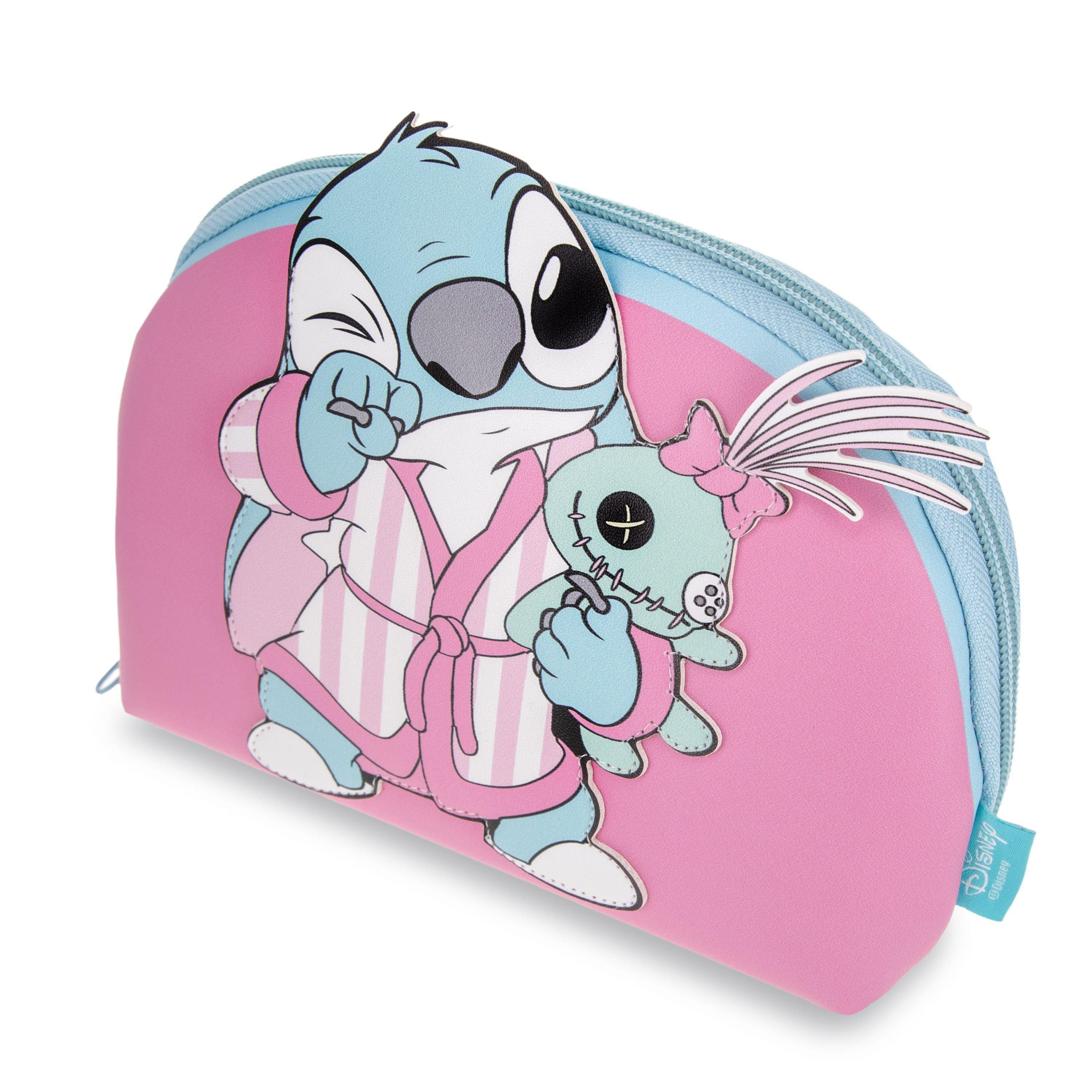 Multi - Disney Stitch - Stitch Pamper Set- Mirror Scrunchie Cosmetic Bag - 2