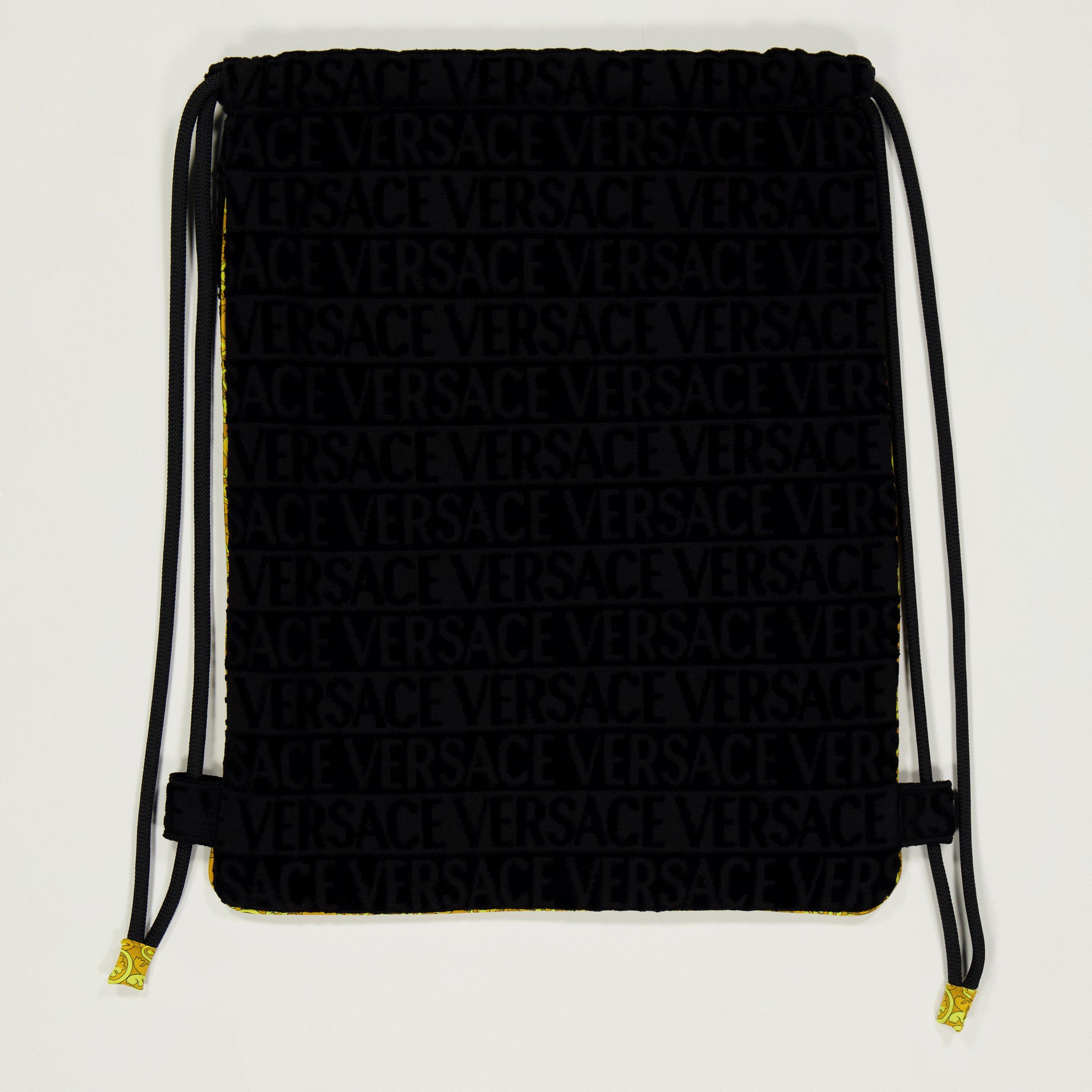 Black & Gold - Versace Home - Gym Carrier Slouch Bag - 2