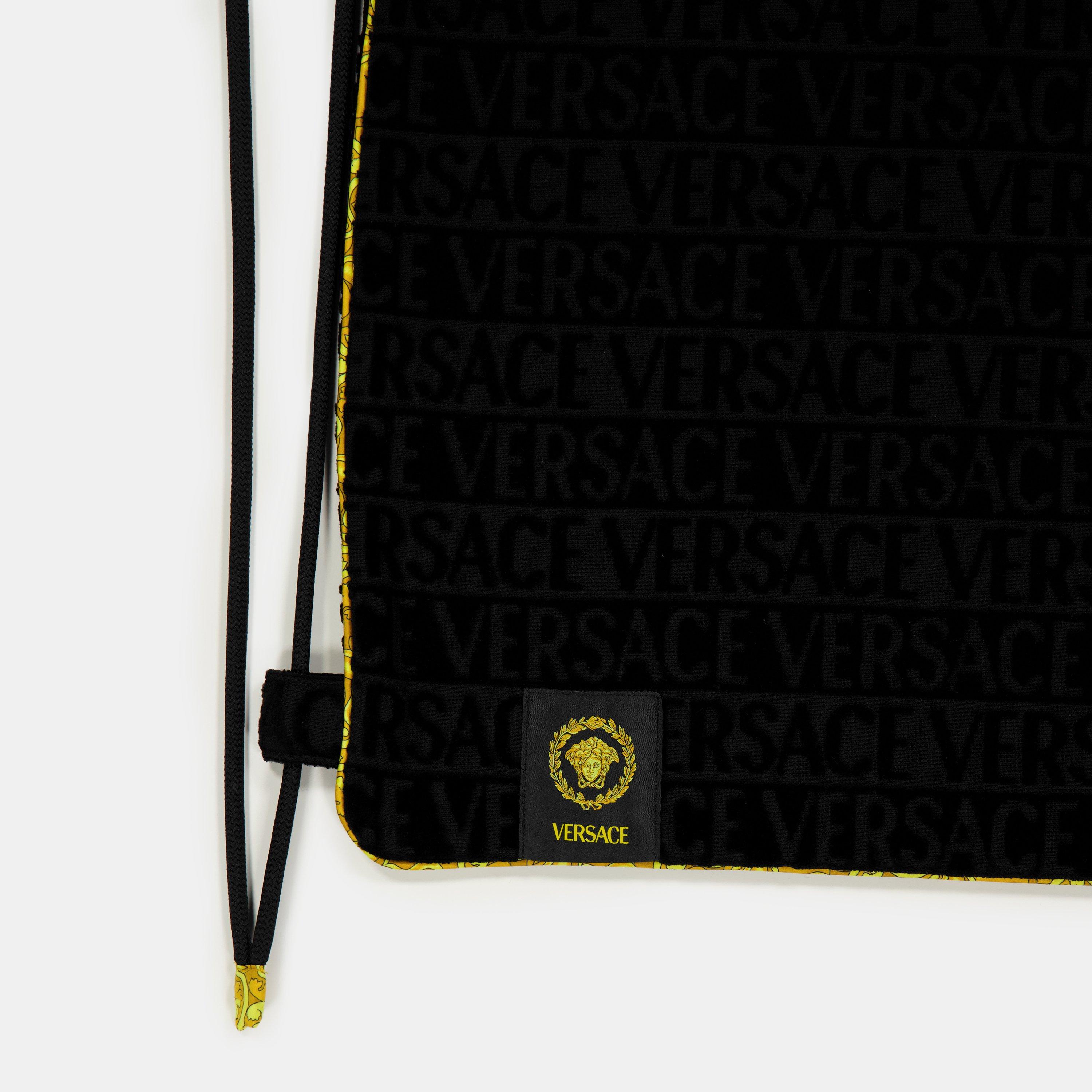 Black & Gold - Versace Home - Gym Carrier Slouch Bag - 3