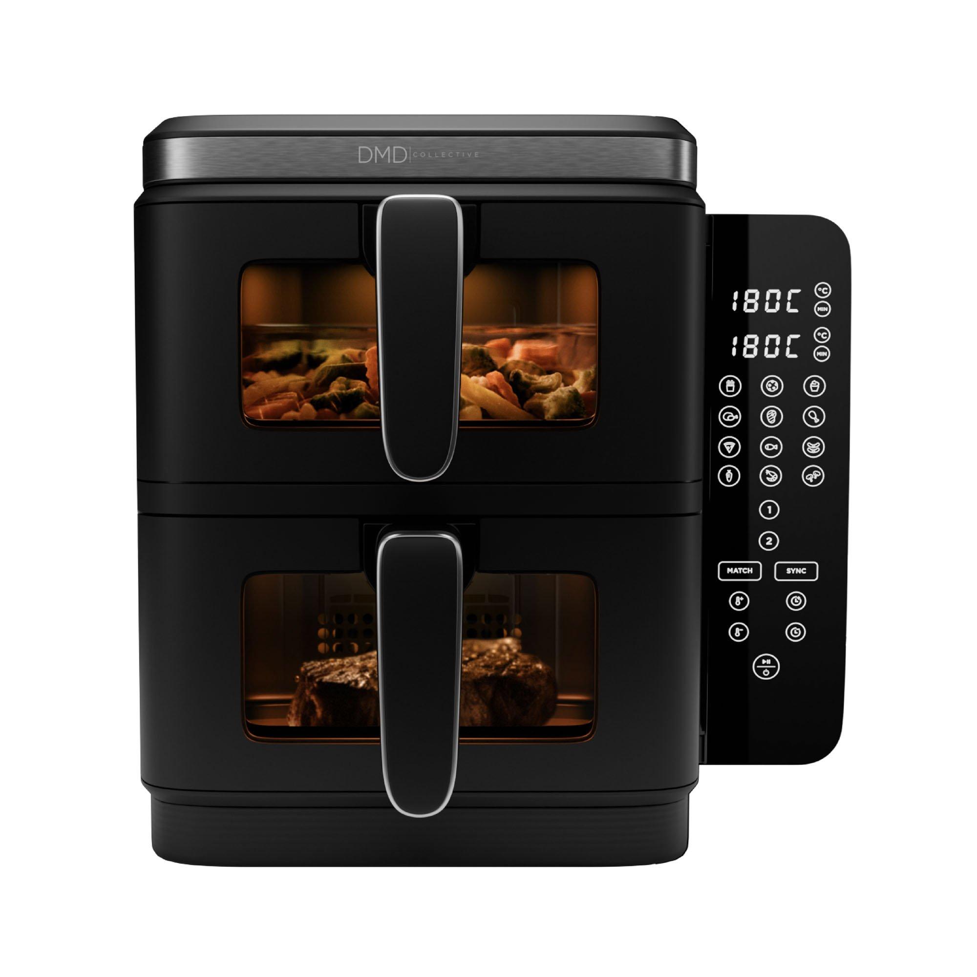 DMD Collective Double Air Fryer - 11L, 12 Cooking Options