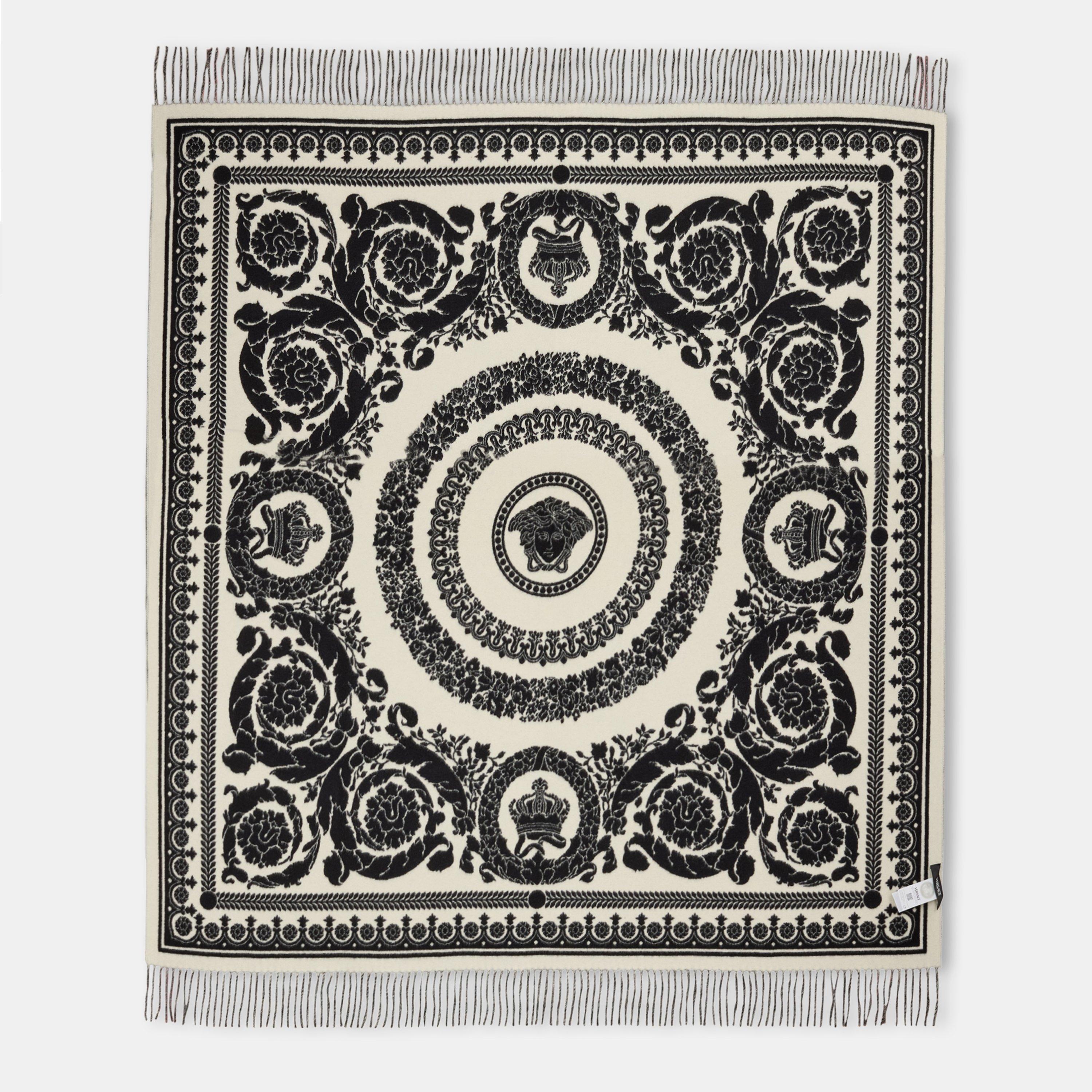 Black & White - Versace Home - V CDF Blanket 62 - 2