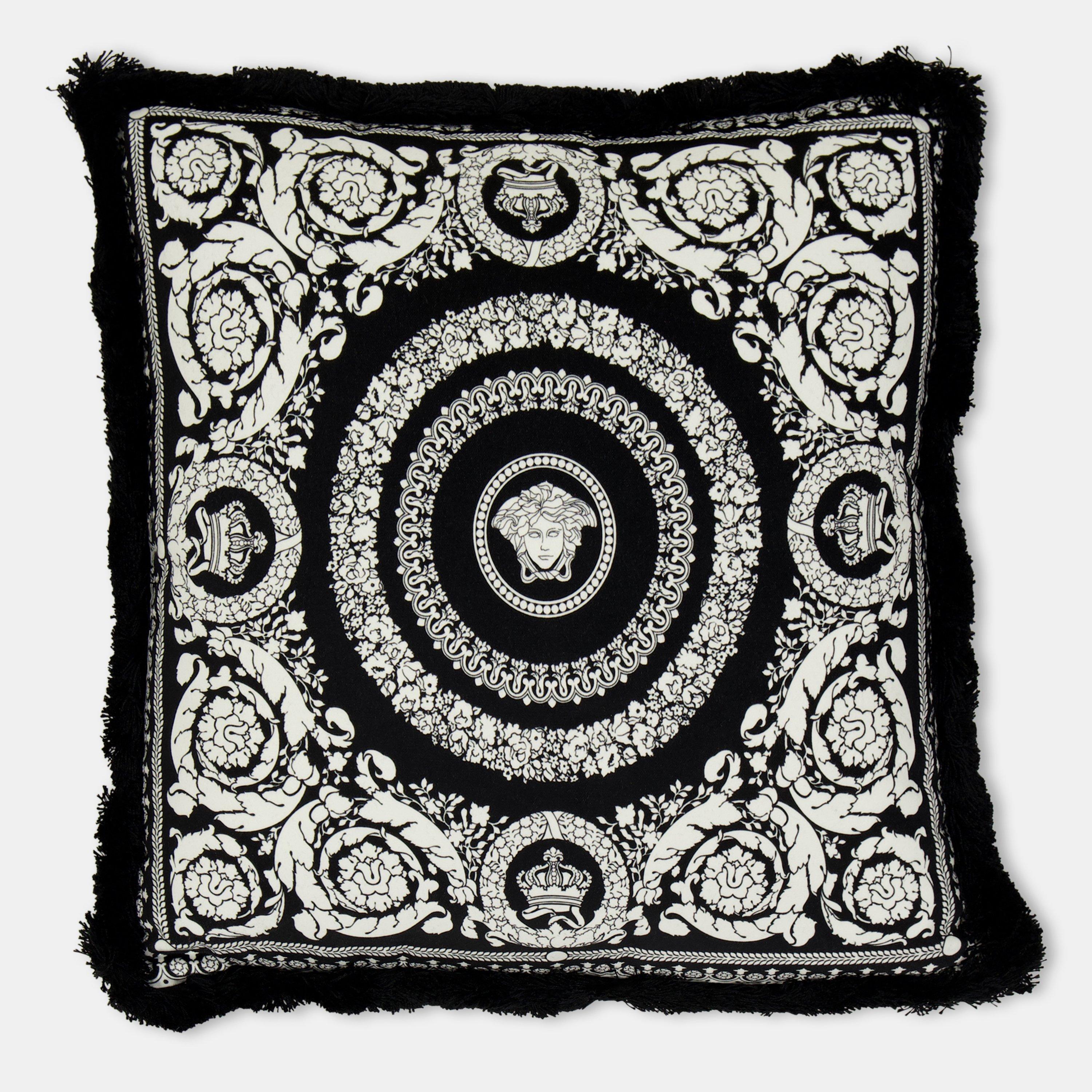 Versace Home  Crete De Fleur Sofa Cushions - Black & White
