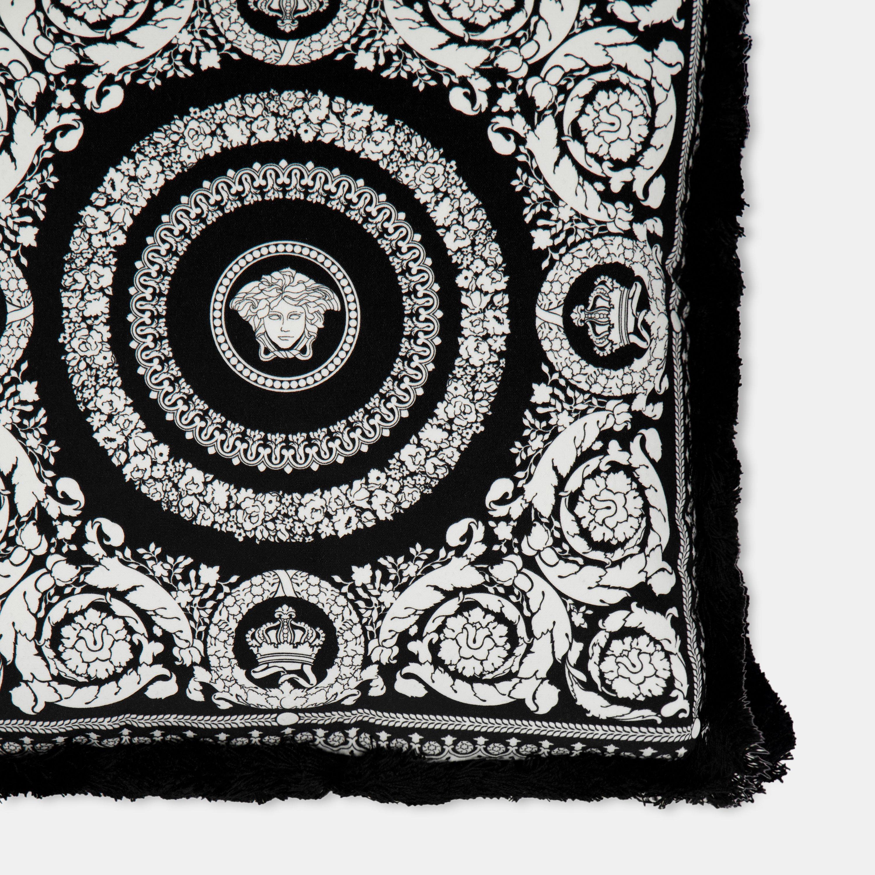 Black & White - Versace Home - Crete De Fleur Sofa Cushions - 3