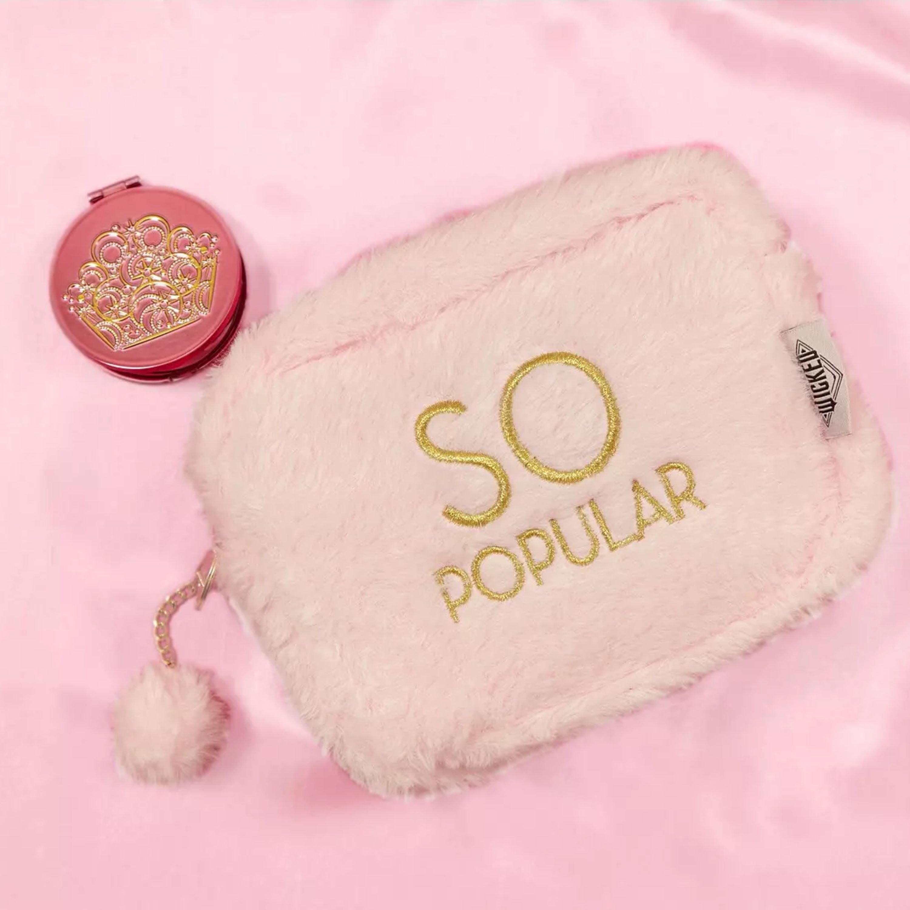 Multi - Wicked - Wicked Glinda Plush Cosmetics Bag & Compact Mirror - 2