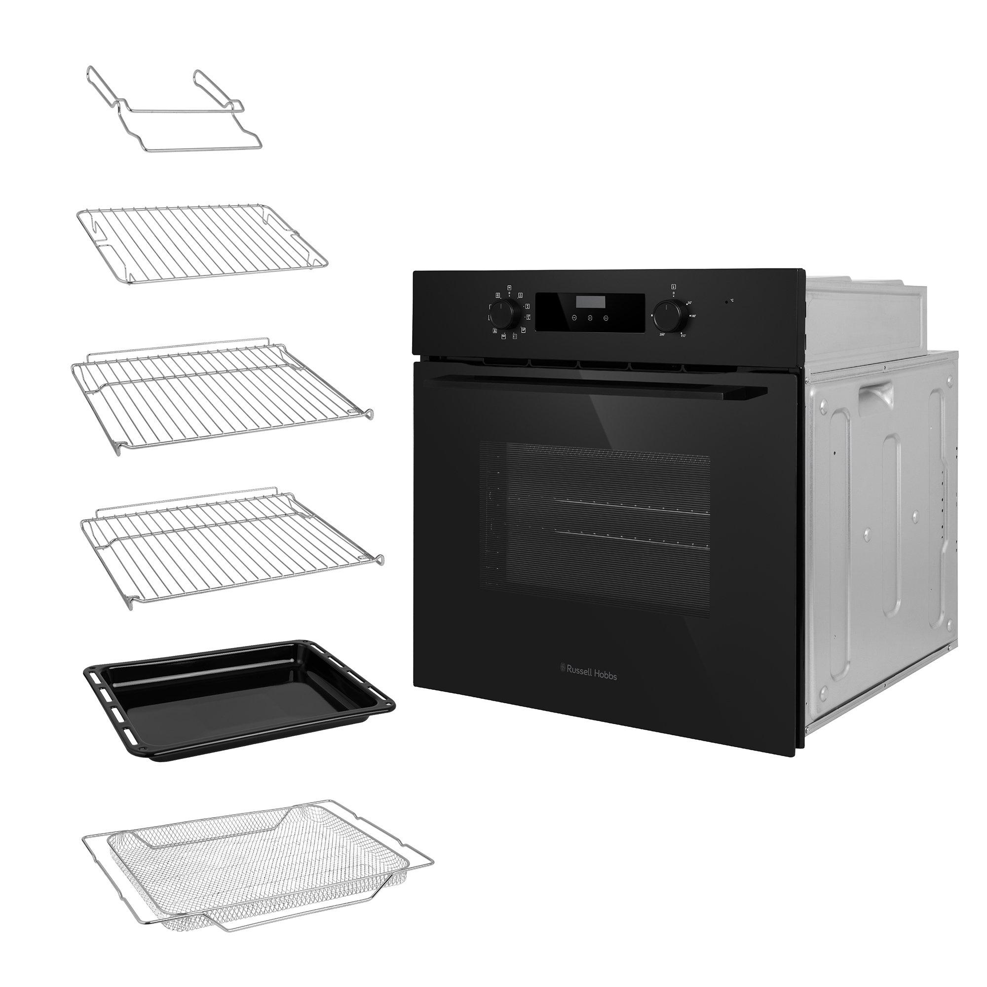Matt Black - Russell Hobbs - RHEO7009MB 70L Built In Electric Oven - 8