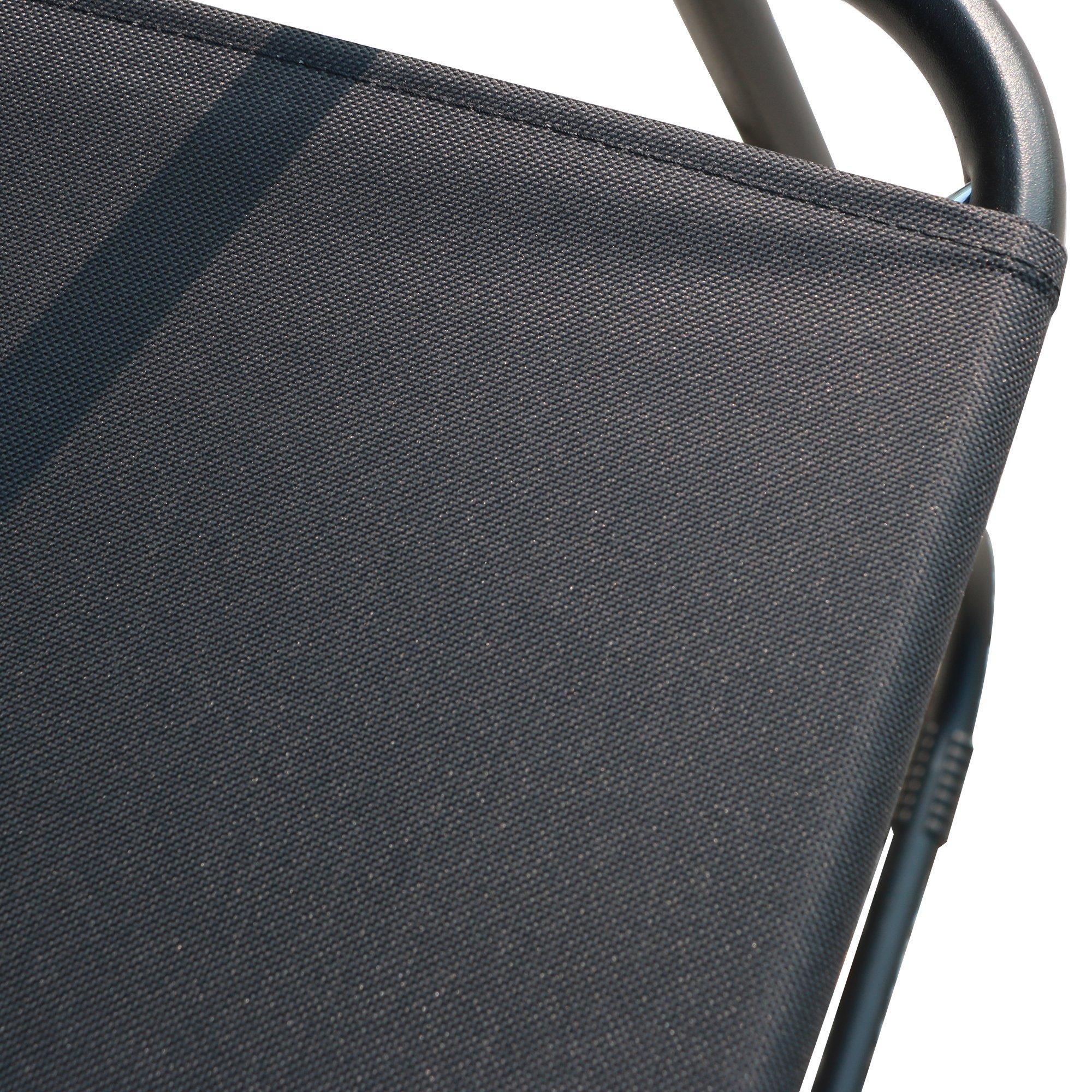 Multi - Linea - Pair of Oxford Folding Patio Chairs - 5