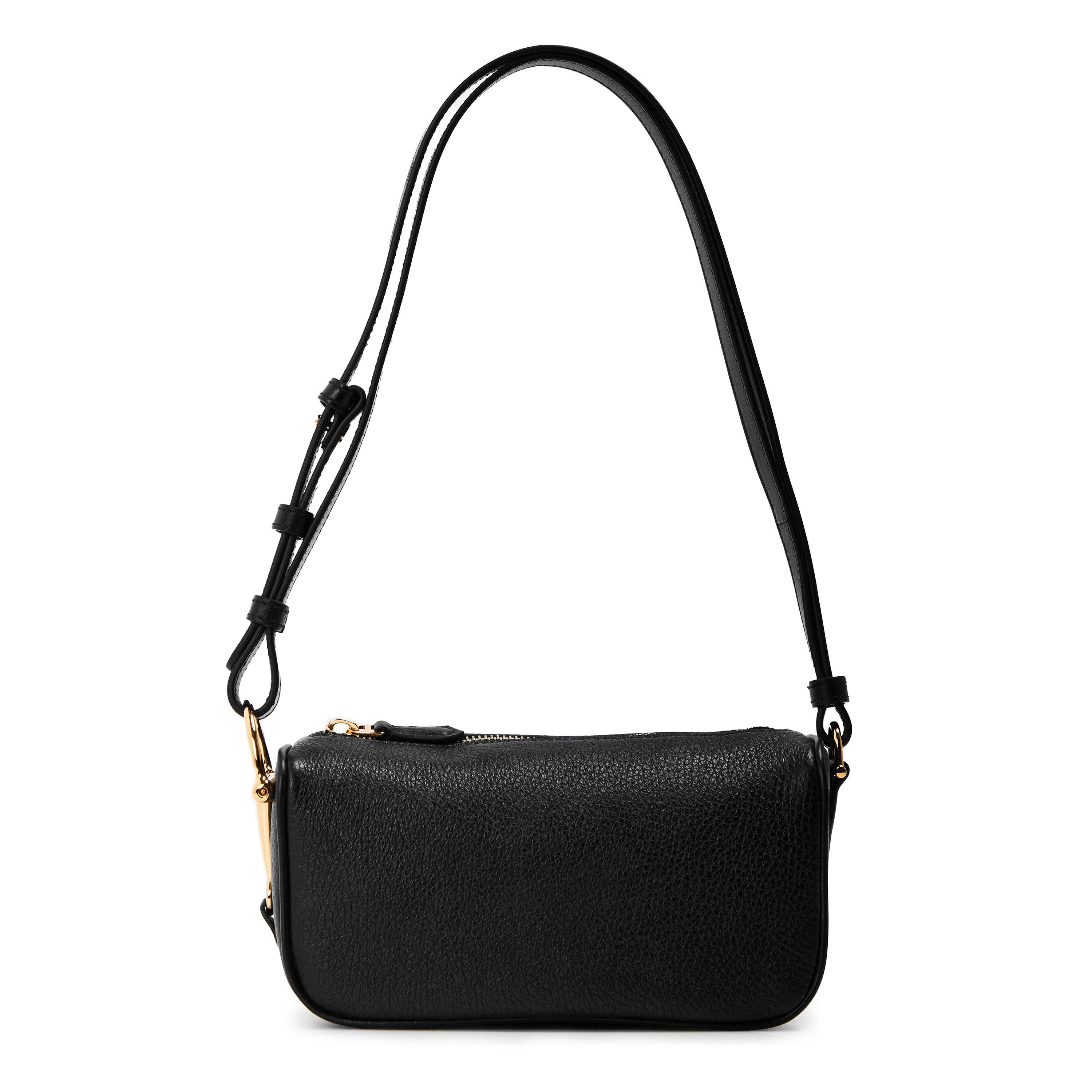 Black - Gucci - Gucci Half Horsebit Shoulder Bag - 1