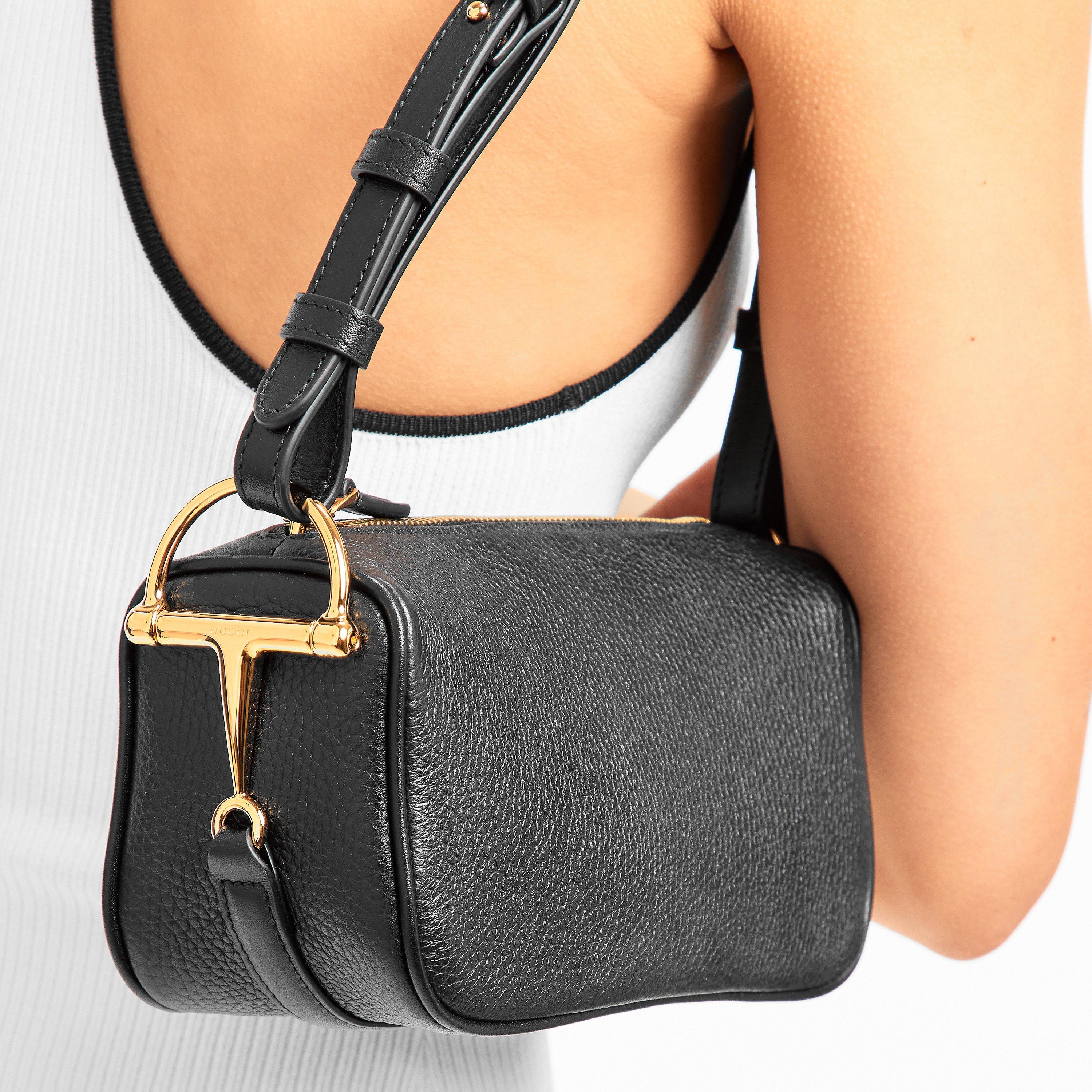 Black - Gucci - Gucci Hlf Hrsbt Shld Ld62 - 3