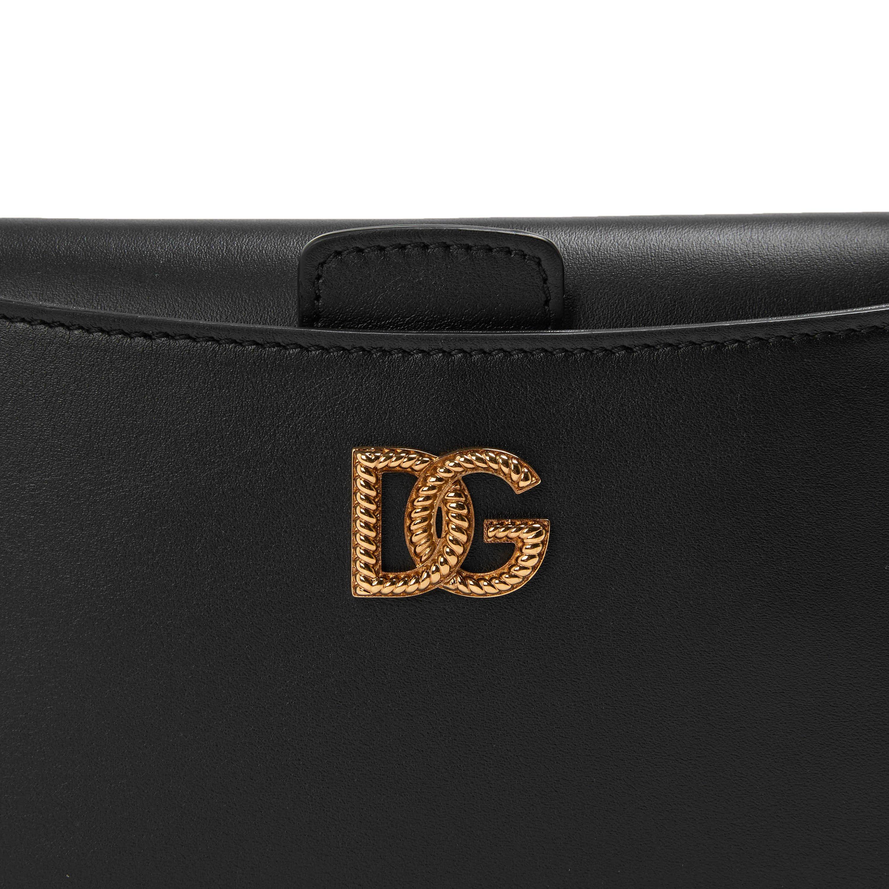 Black - Dolce and Gabbana - DG Logo Shlder Bag Ld61 - 4