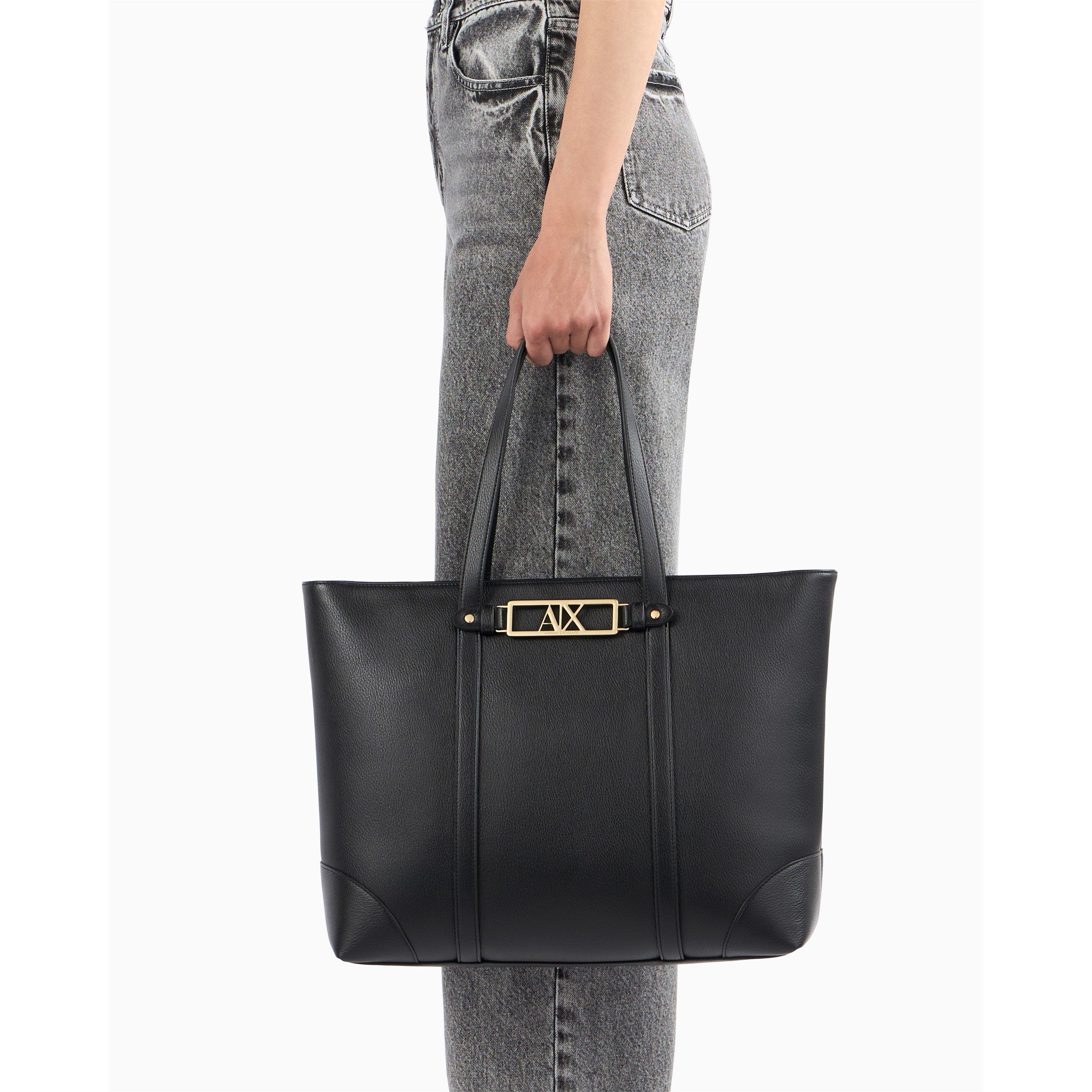 Armani Exchange Women's Shopping Bag - Black