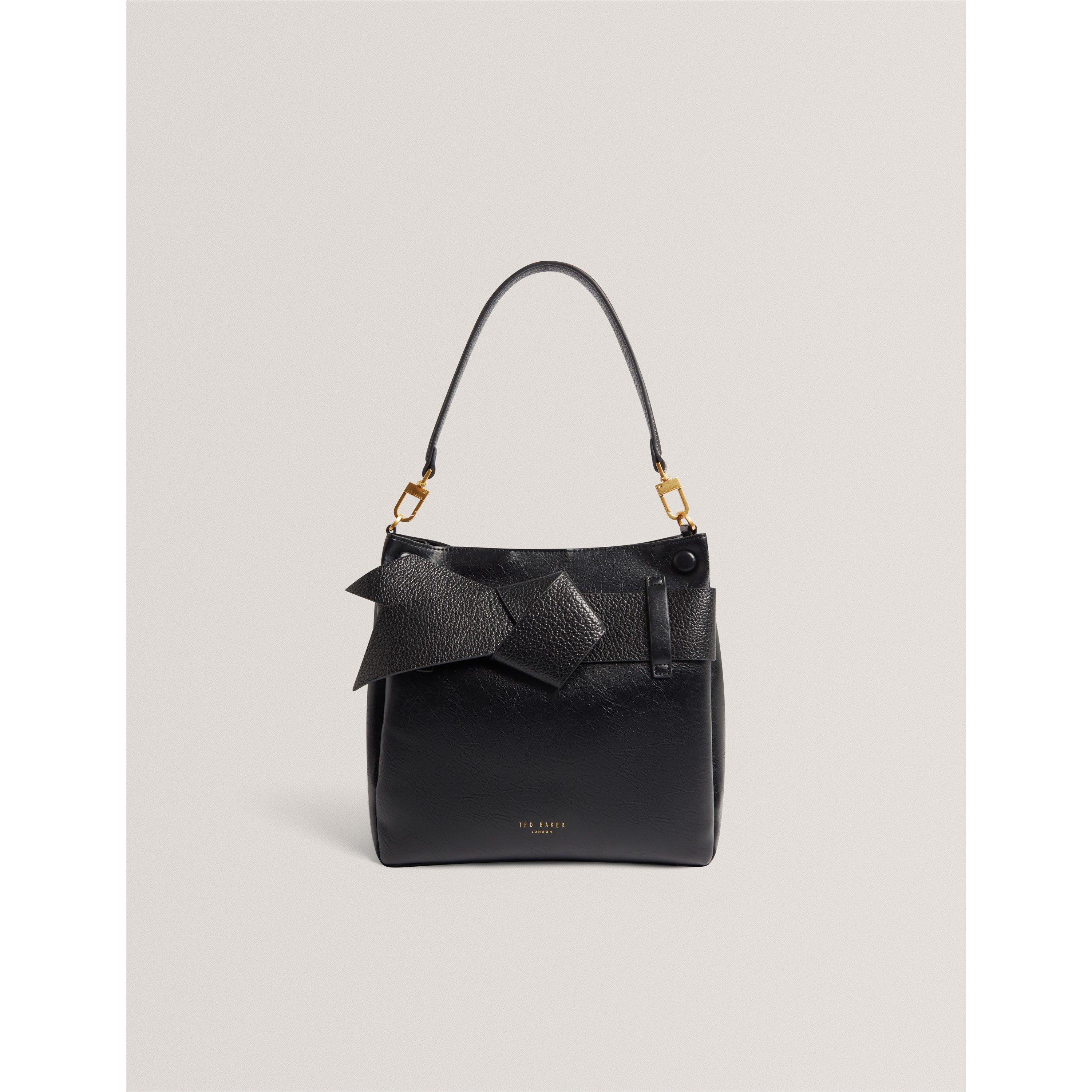 Black - Ted Baker - Women's Bow Shoulder Bag - 1