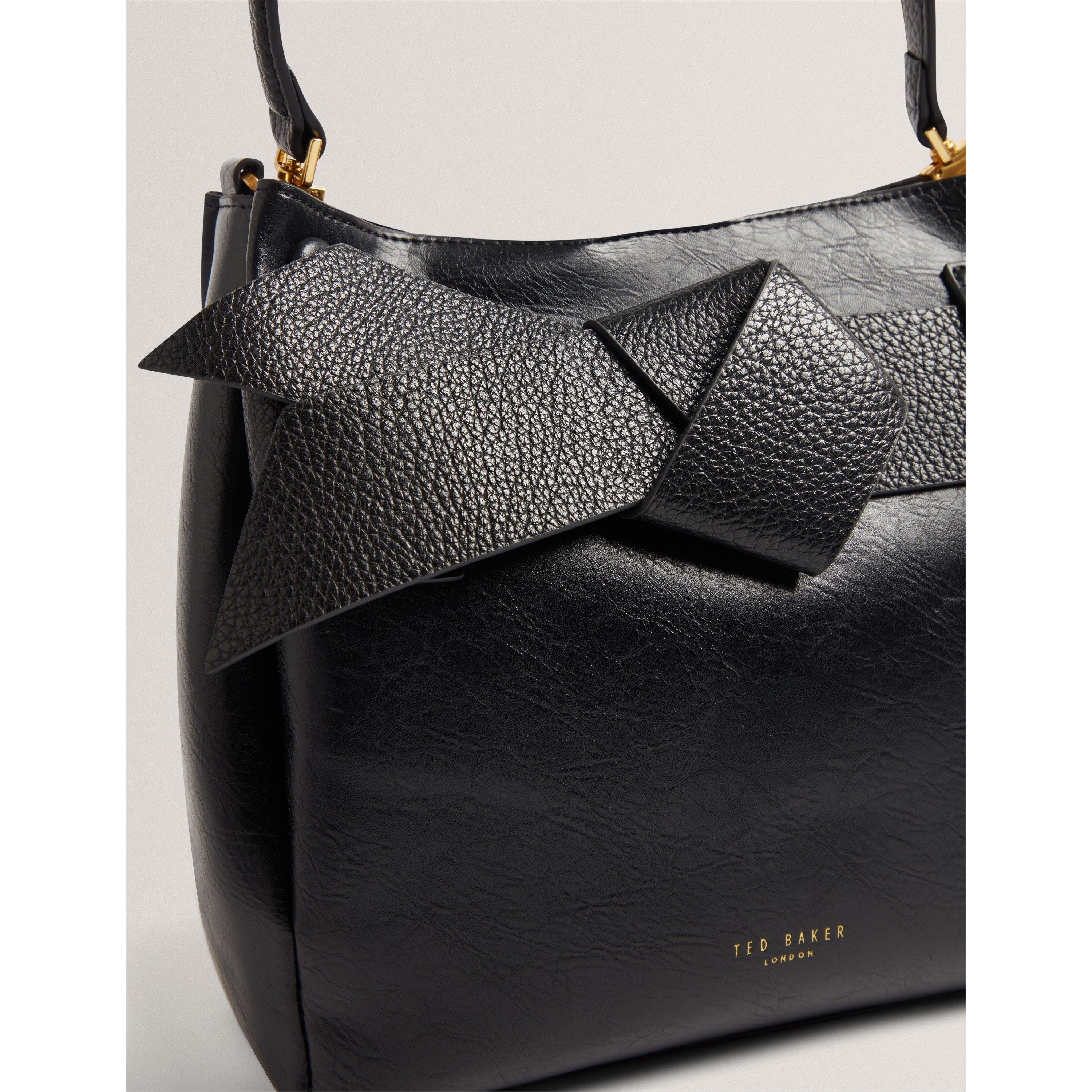 Black - Ted Baker - Ted Bow Shoulder Bag Ld61 - 4