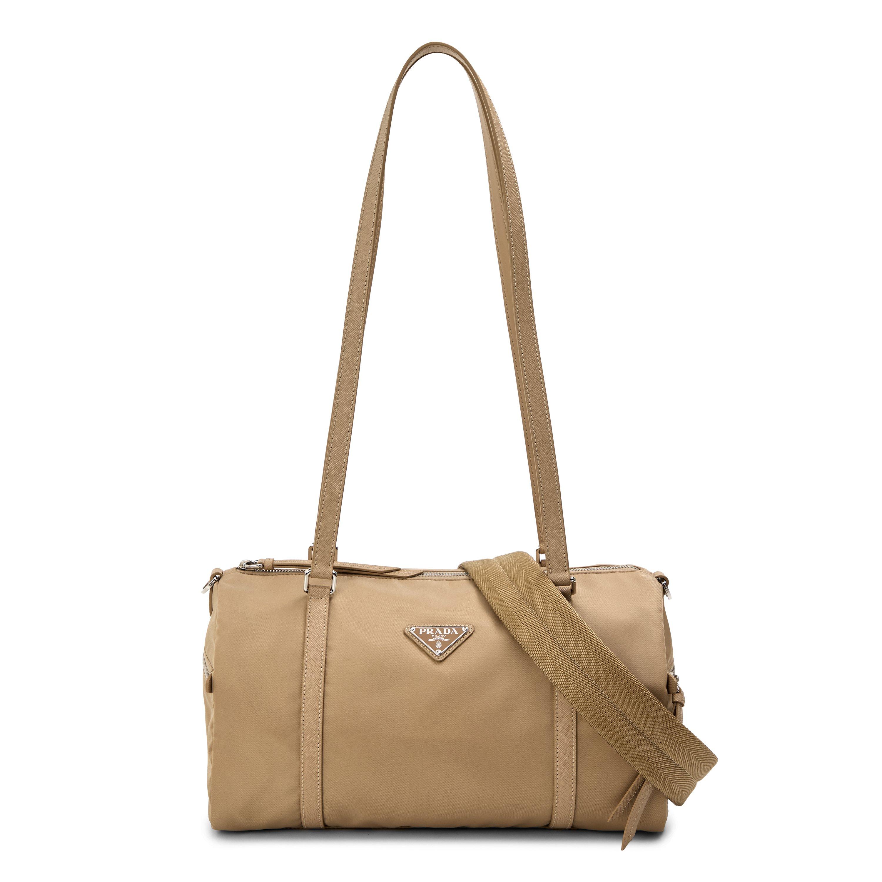 Cammello - Prada - Large Re-Nylon and Saffiano leather duffle - 1